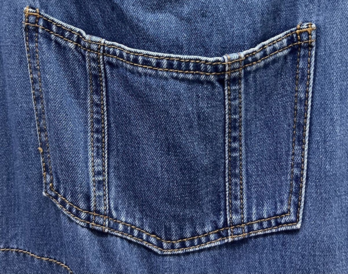 GU × Vintage GU Denim Overalls – Women's Size L (100% Cotton) Size US 32 / EU 48 - 6 Thumbnail