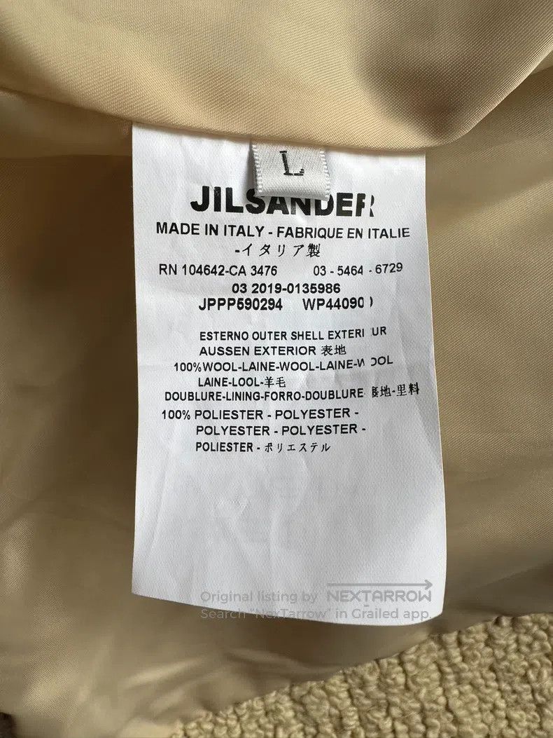 Jil Sander Jil Sander Women's wool coat Size L / US 10 / IT 46 - 6 Thumbnail