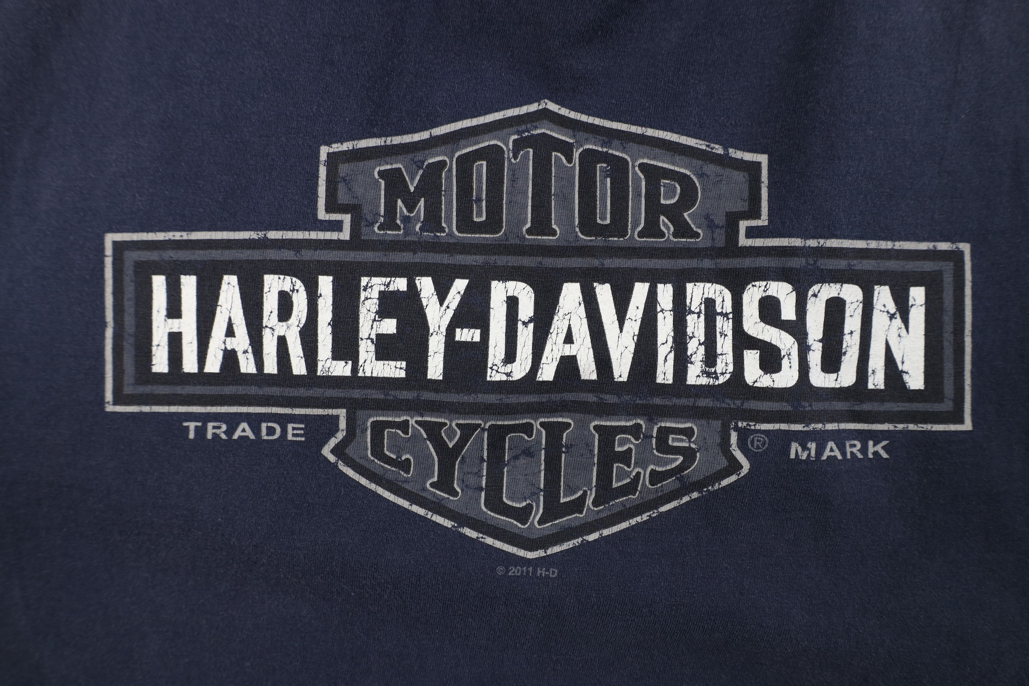 Harley Davidson Vintage Y2K Harley Davidson Big Logo Short Sleeve T-Shirt Size US L / EU 52-54 / 3 - 5 Thumbnail