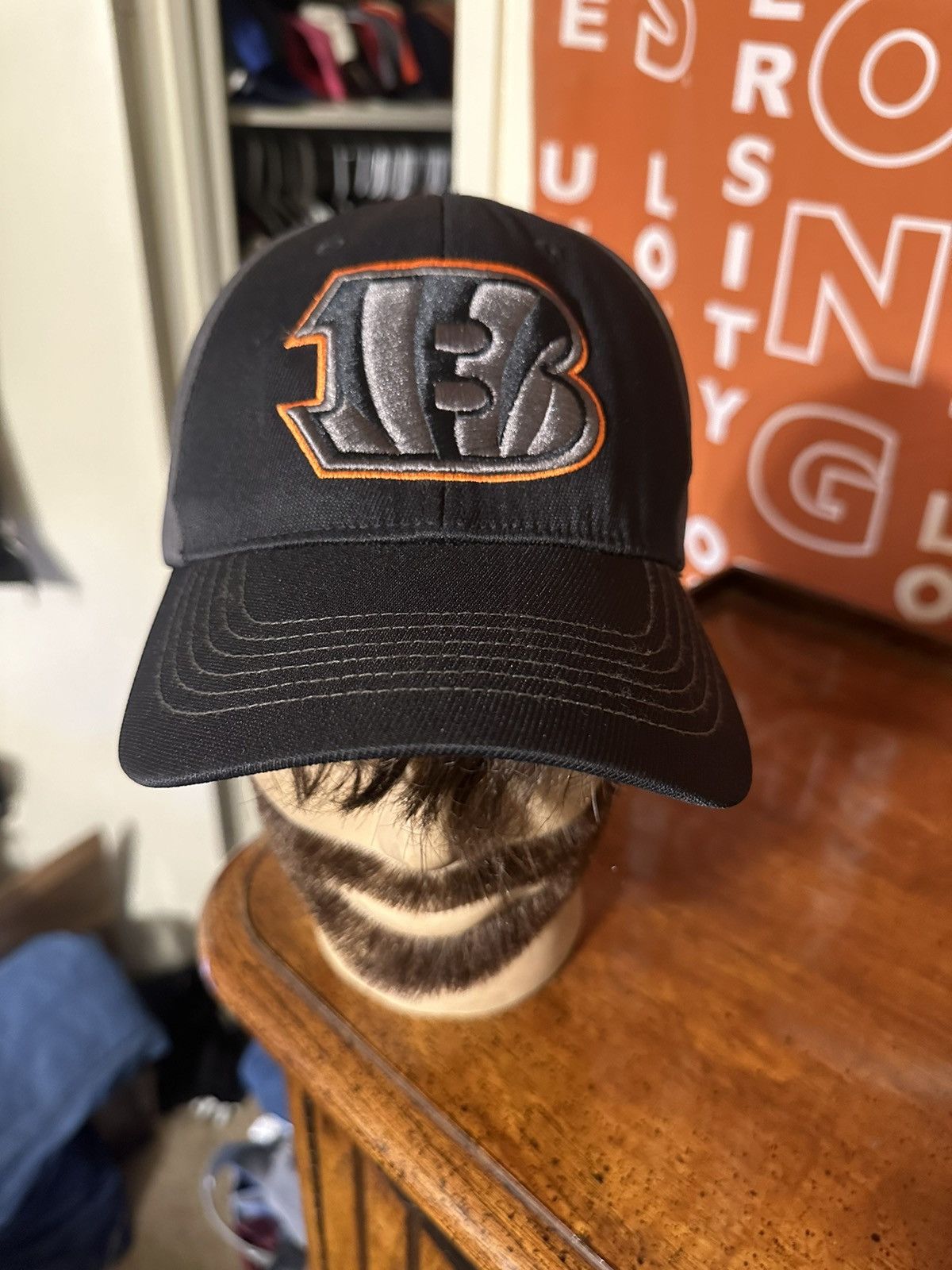 NFL × Vintage Vintage NFL cincinnati bengals “triple black” hat 00s Size ONE SIZE - 2 Thumbnail