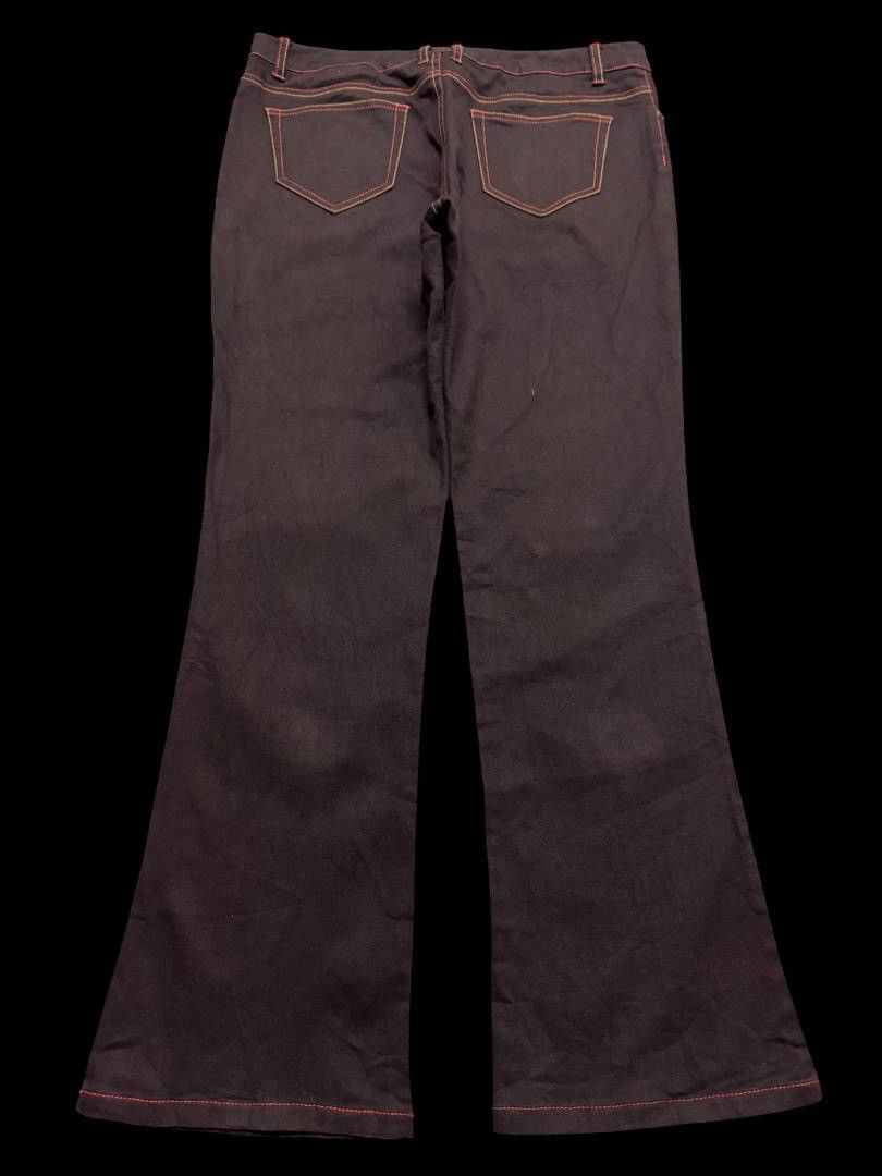 Japanese Brand 💥Flare💥90s Style Japanese Darkbrown Bootcut Basic Jean Size US 32 / EU 48 - 2 Thumbnail