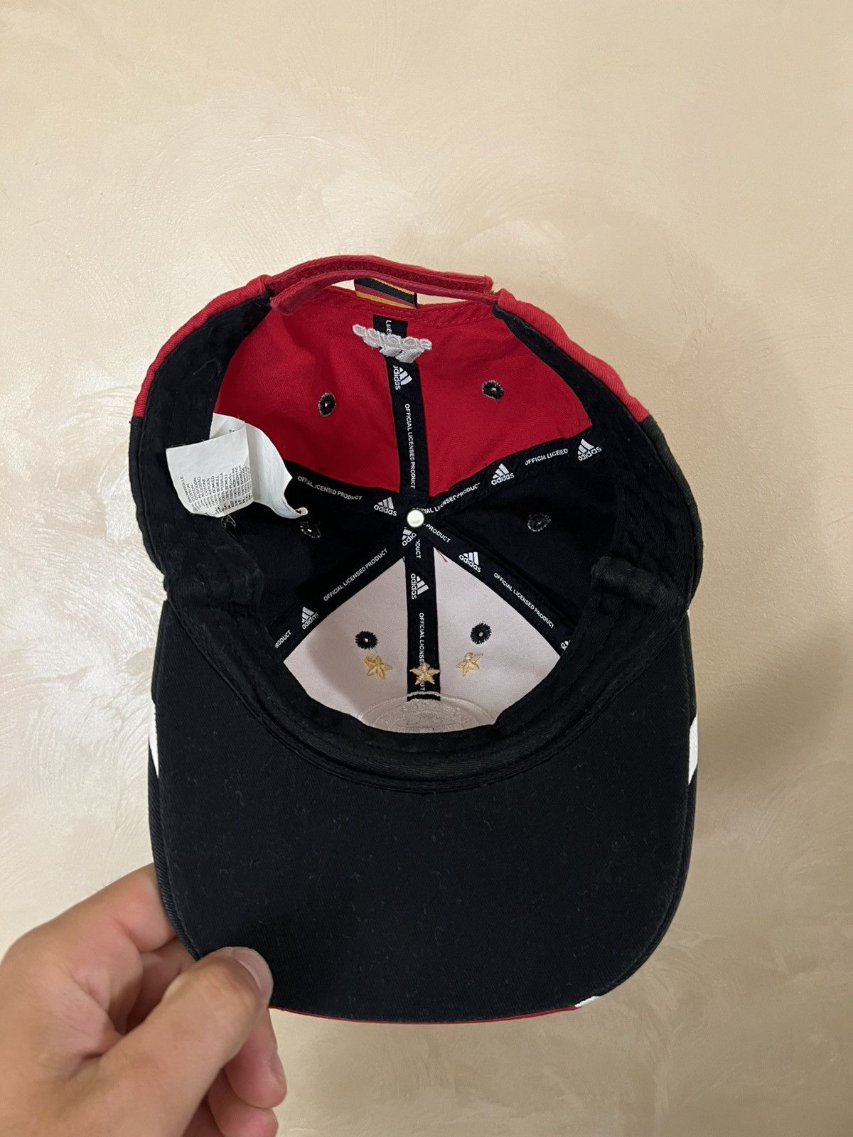 Adidas VINTAGE ADIDAS GERMANY Soccer Football Snapback Cap Hat Size ONE SIZE - 4 Thumbnail