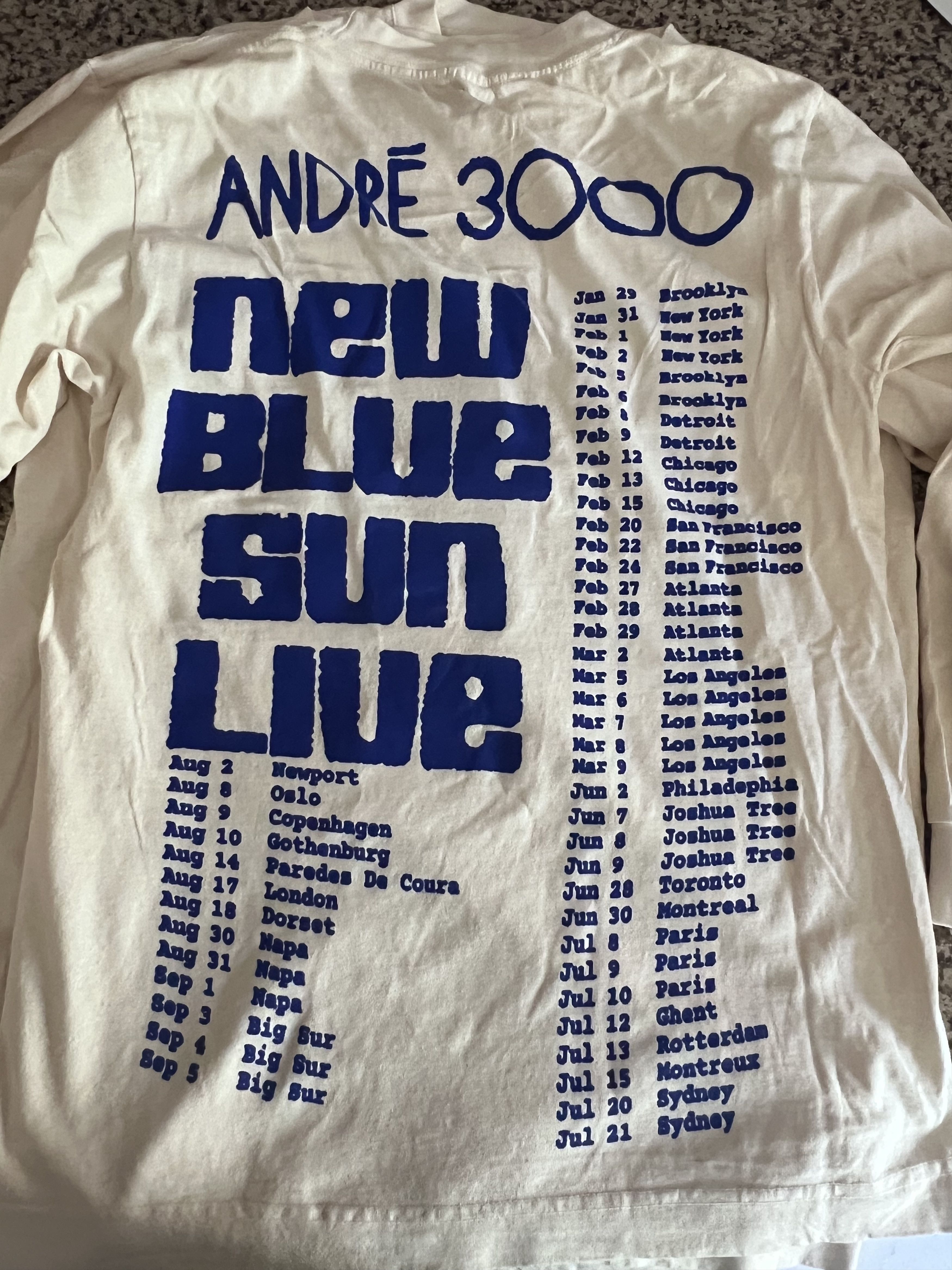 Band Tees André 3000 Sketch Tour Long-Sleeve Size Small Size US S / EU 44-46 / 1 - 7 Thumbnail