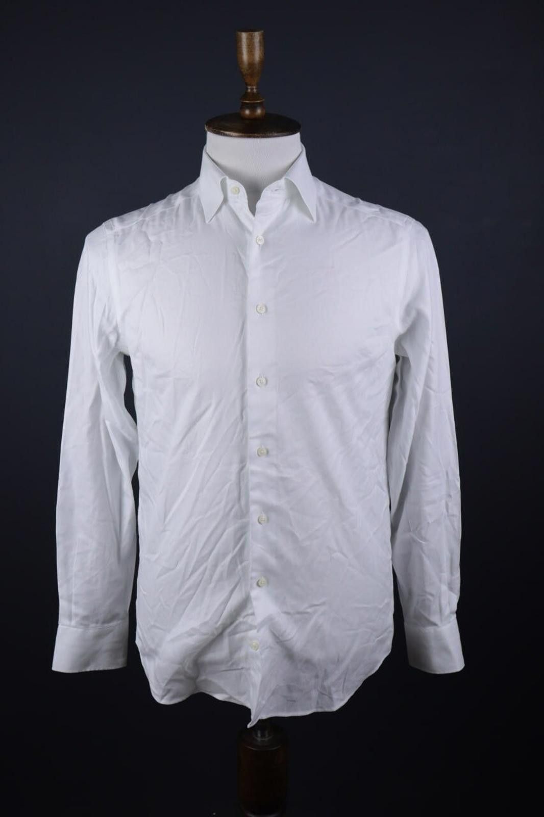 Suitsupply SuitSupply Traveller White Button Down Shirt Size 38 / 15 Size US M / EU 48-50 / 2 - 1 Thumbnail