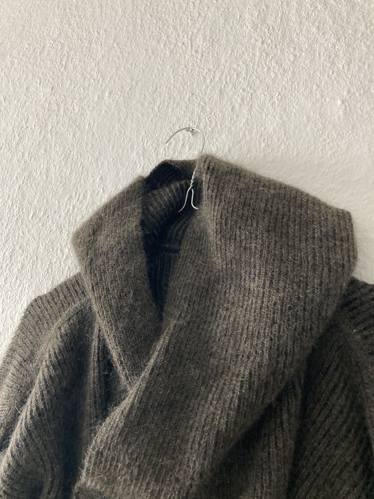 Rick Owens F/W 19 "LARRY" Hooded Mohair & Wool Knit Jacket Rick Owens L Size US L / EU 52-54 / 3 - 6 Thumbnail