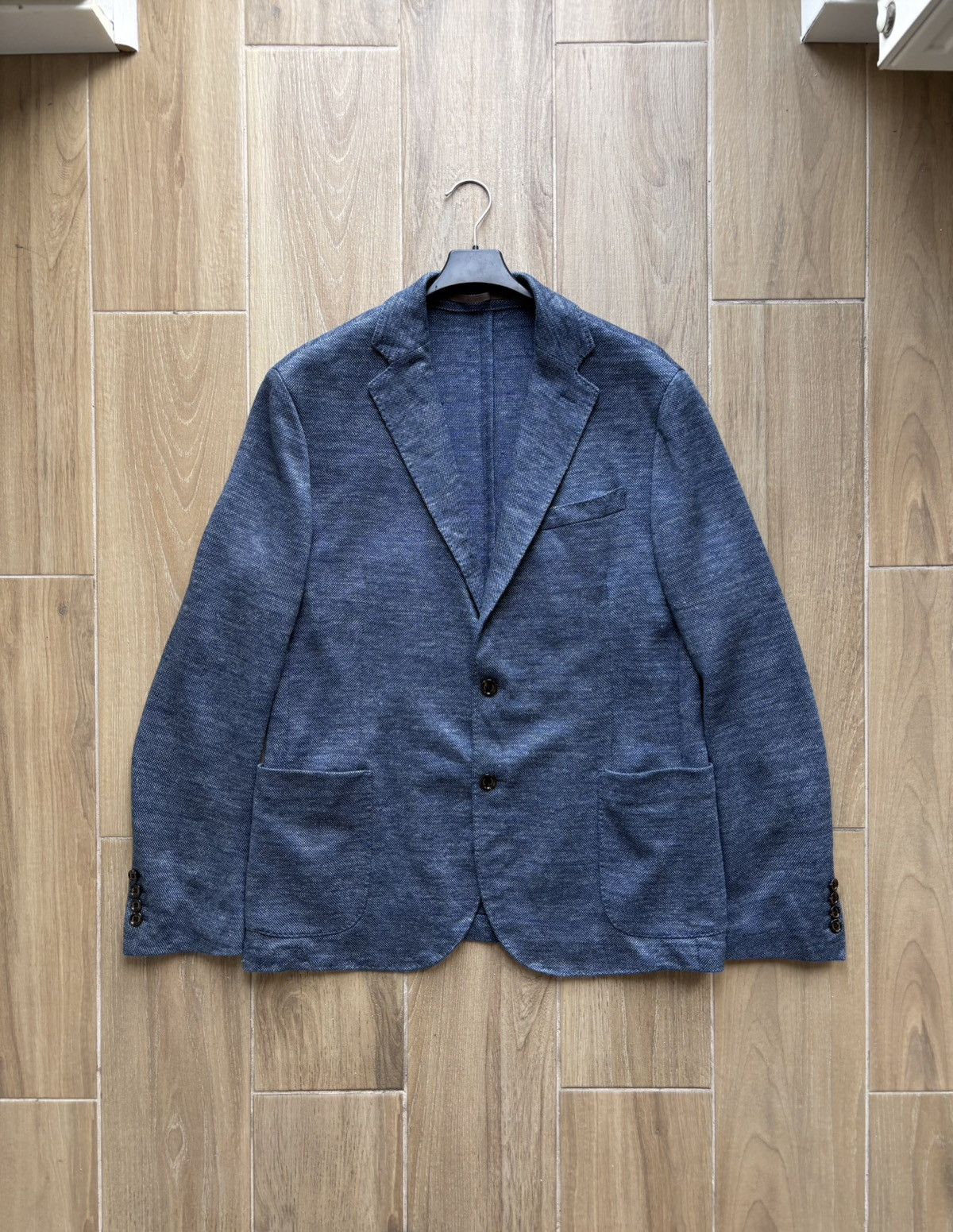Eleventy Eleventy Linen Blend Blazer Size 44R - 18 Thumbnail