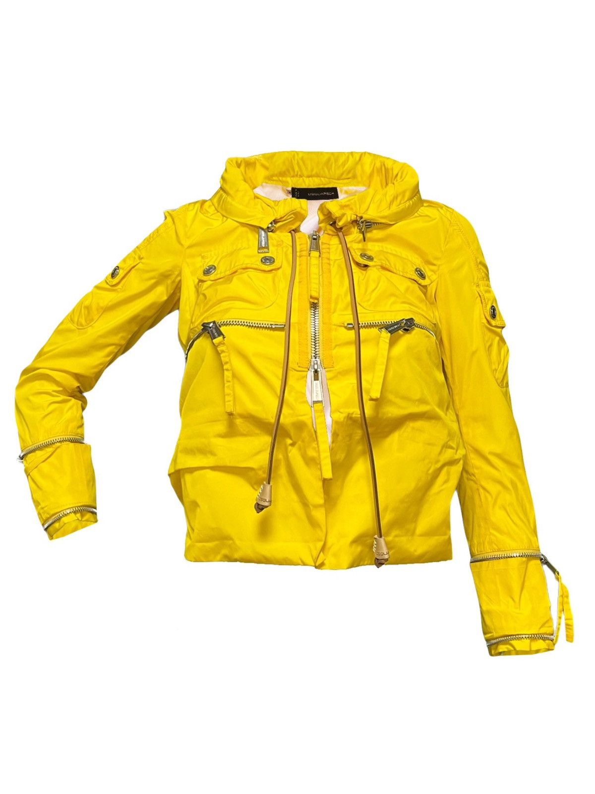 Dsquared2 DSQUARED2 Zip Detail Cropped Jacket Size S / US 4 / IT 40 - 1 Thumbnail