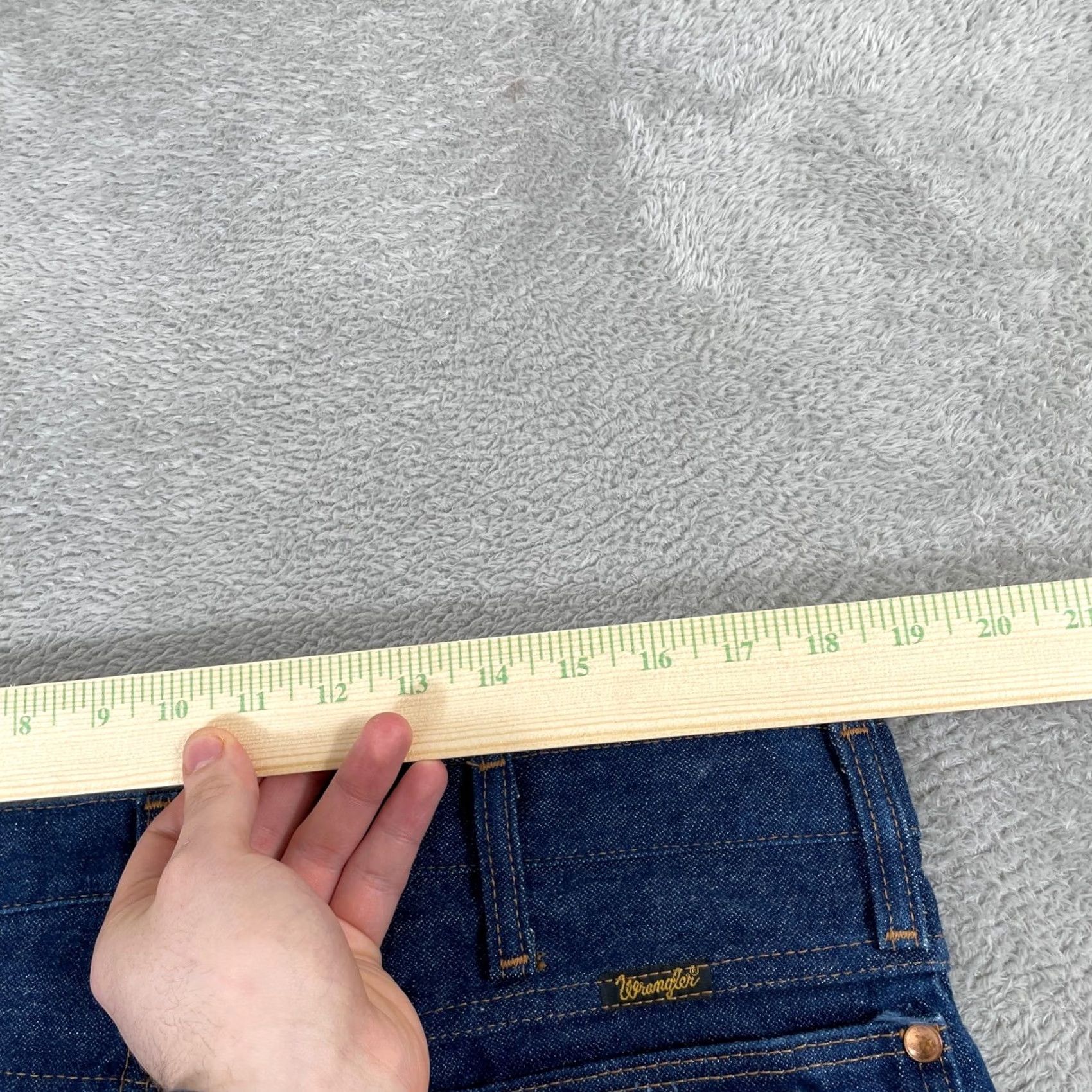 Wrangler VINTAGE Wrangler Cowboy Cut Jeans Mens 38x32 Blue Slim Fit Denim Made in USA Size US 38 / EU 54 - 7 Thumbnail