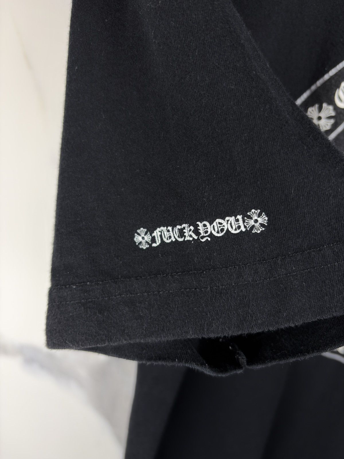 Chrome Hearts Chrome Hearts Plus Cross Circle Logo Pocket Tshirt Size US L / EU 52-54 / 3 - 7 Thumbnail