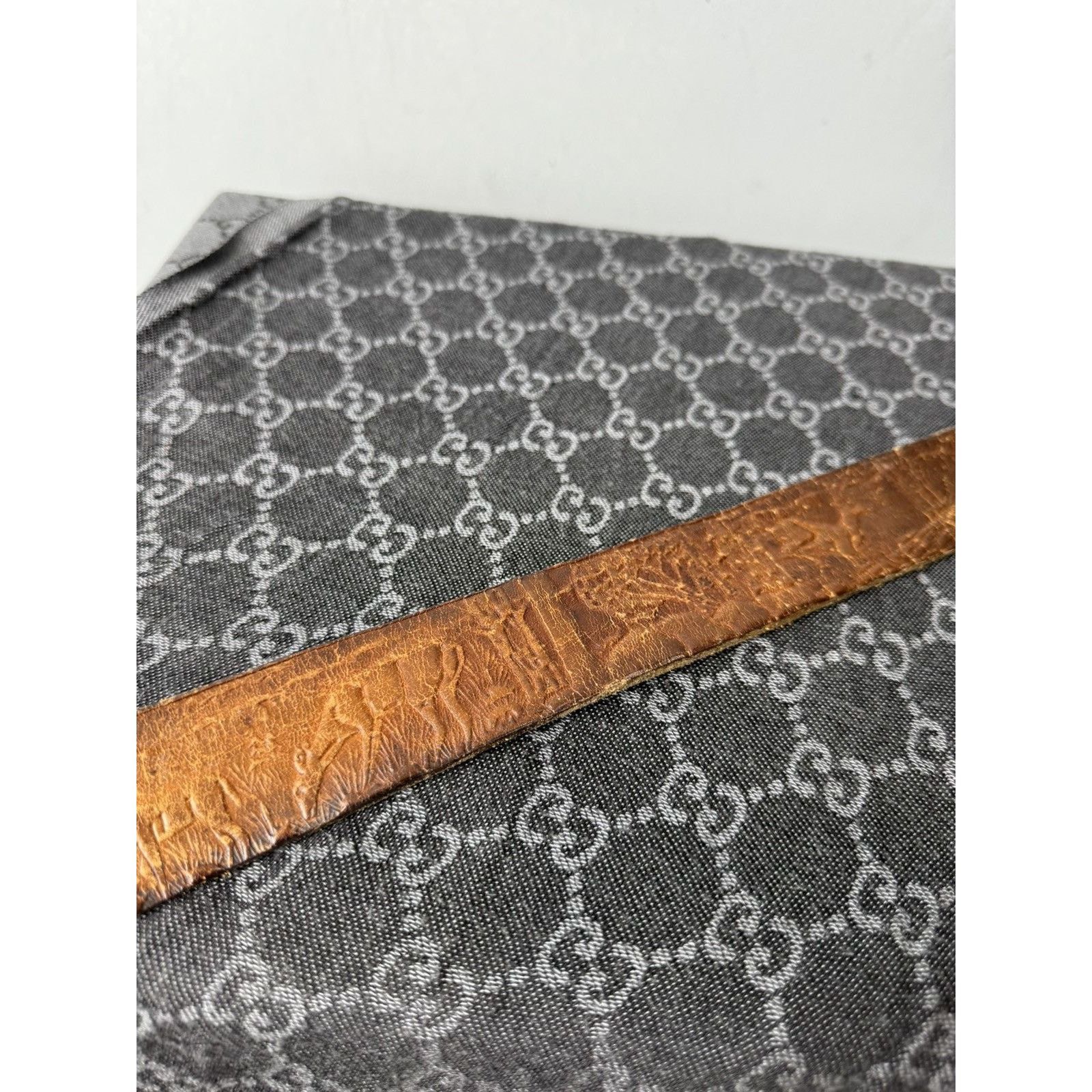 American Apparel Rare Vintage 1985 Hand Made Deer Leather Belt Western Cowboy Size ONE SIZE - 6 Thumbnail