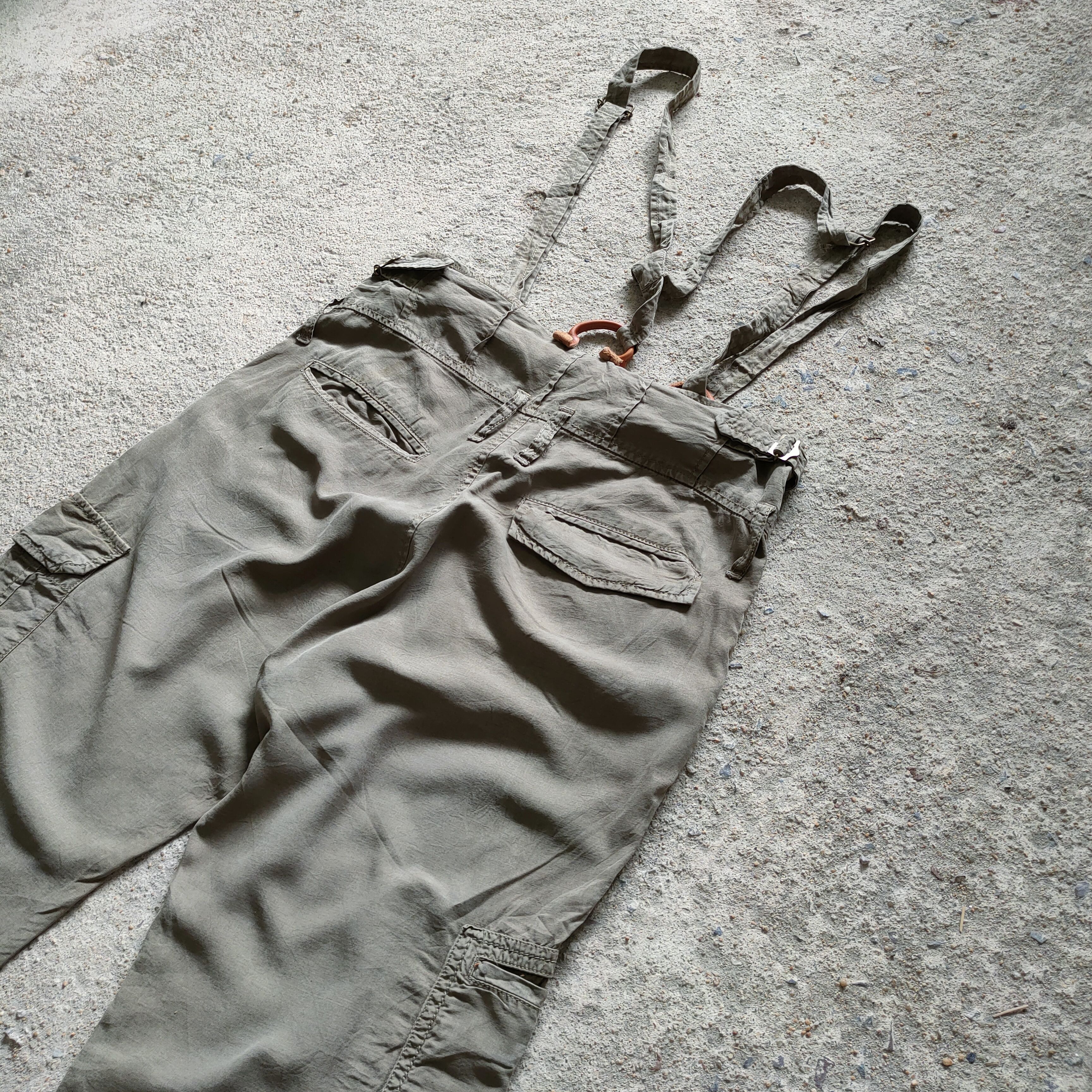 Japanese Brand × Vintage SUPER HAKKA SUSPENDER CARGO PANTS Size US 32 / EU 48 - 12 Thumbnail