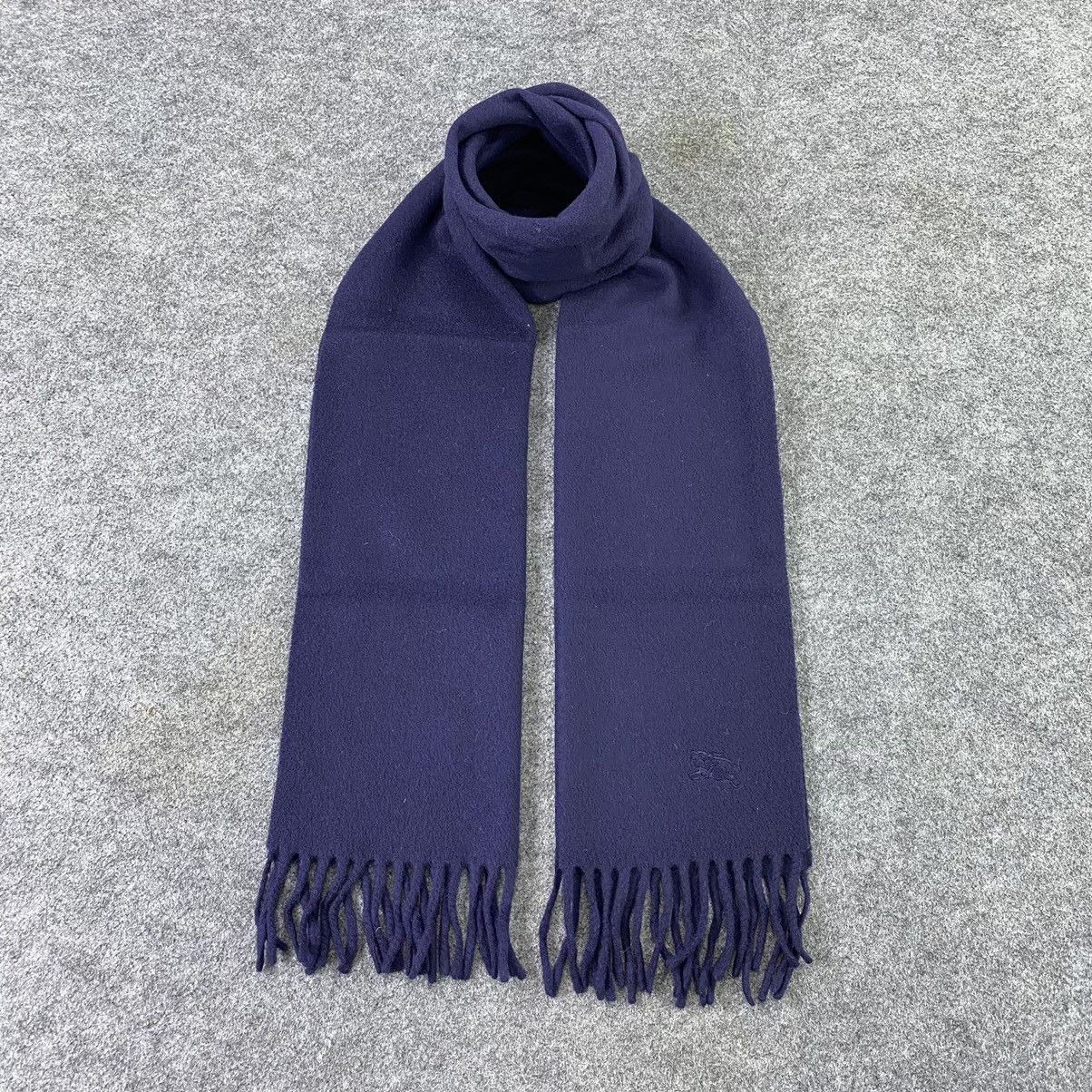 Burberry × Vintage Burberry Wool Scarf / Muffler / Neckwear - T1323 Size ONE SIZE - 1 Thumbnail