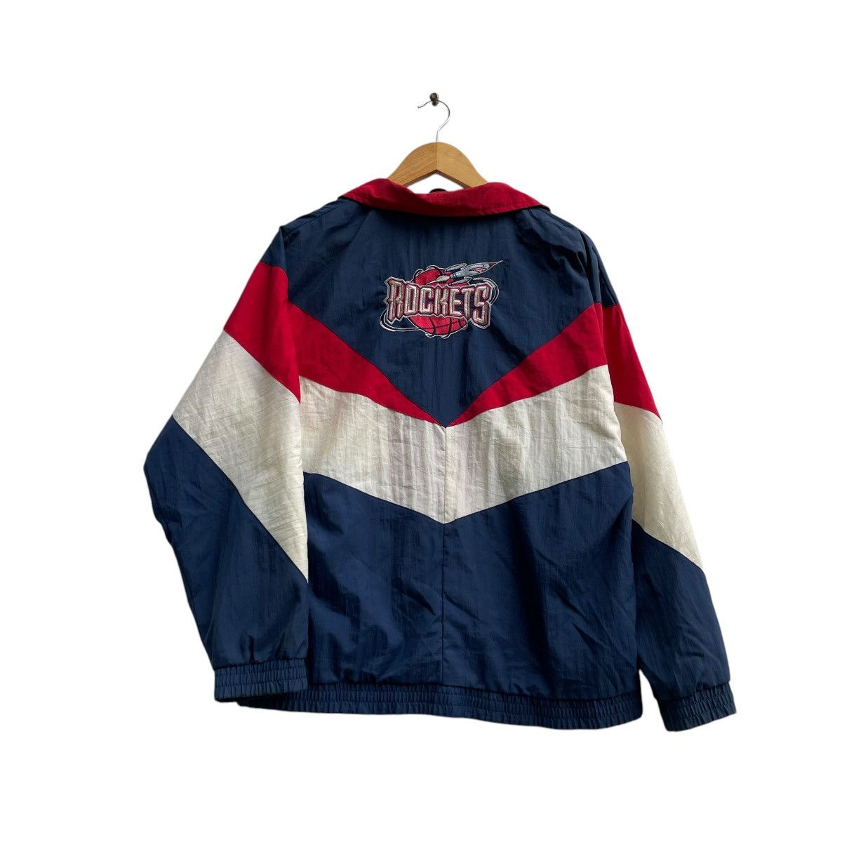NFL 💥Vintage Team Athletics Rockets Britain Flag Jacket Size US M / EU 48-50 / 2 - 6 Thumbnail