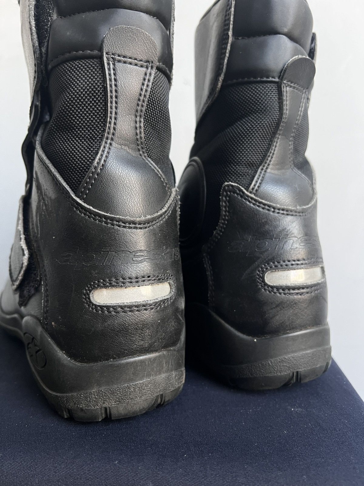 Alpinestars Vintage moto Alpinestars boots balenciaga style leather 90s Size US 7.5 / EU 40-41 - 10 Thumbnail