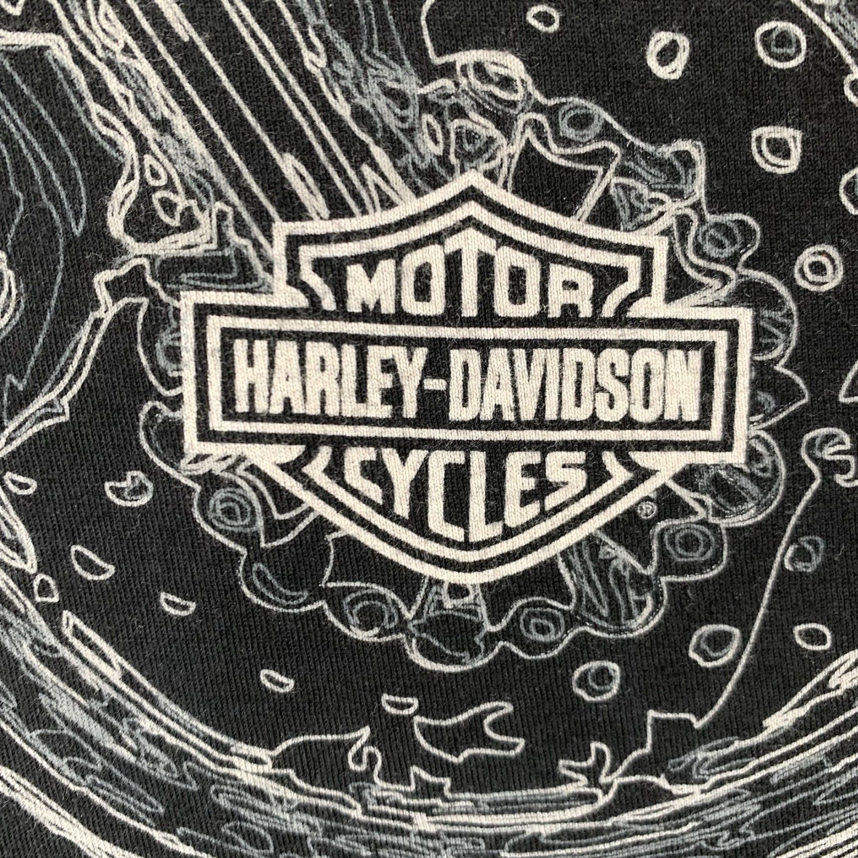 Harley Davidson Harley-Davidson Women's T-Shirt XL Cotton Graphic Angel Biker Motorcycle Retro Art Casual Size XL / US 12-14 / IT 48-50 - 6 Thumbnail