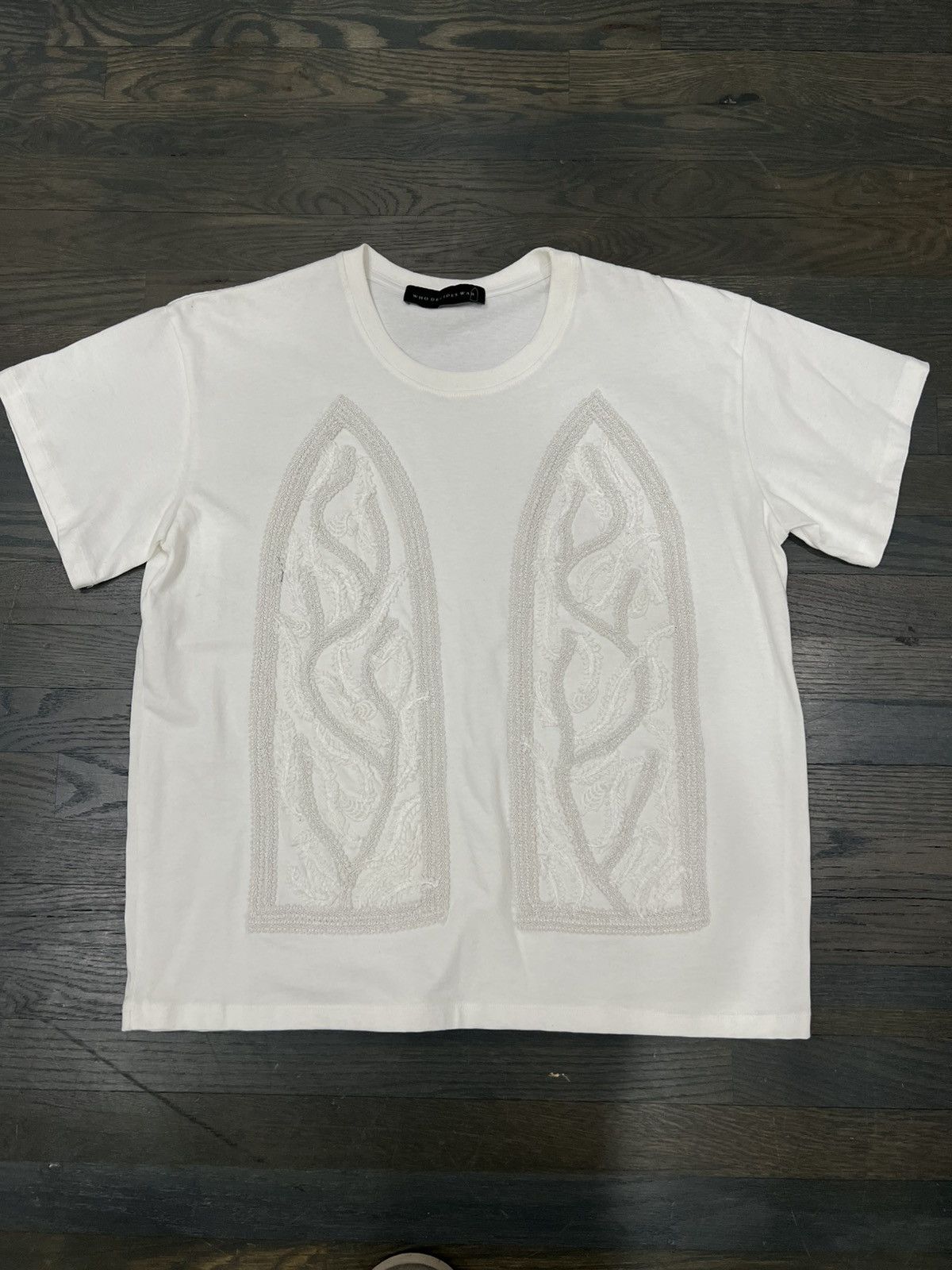 Who Decides War 1o1 runway sample stained glass royal tee Size US M / EU 48-50 / 2 - 1 Thumbnail