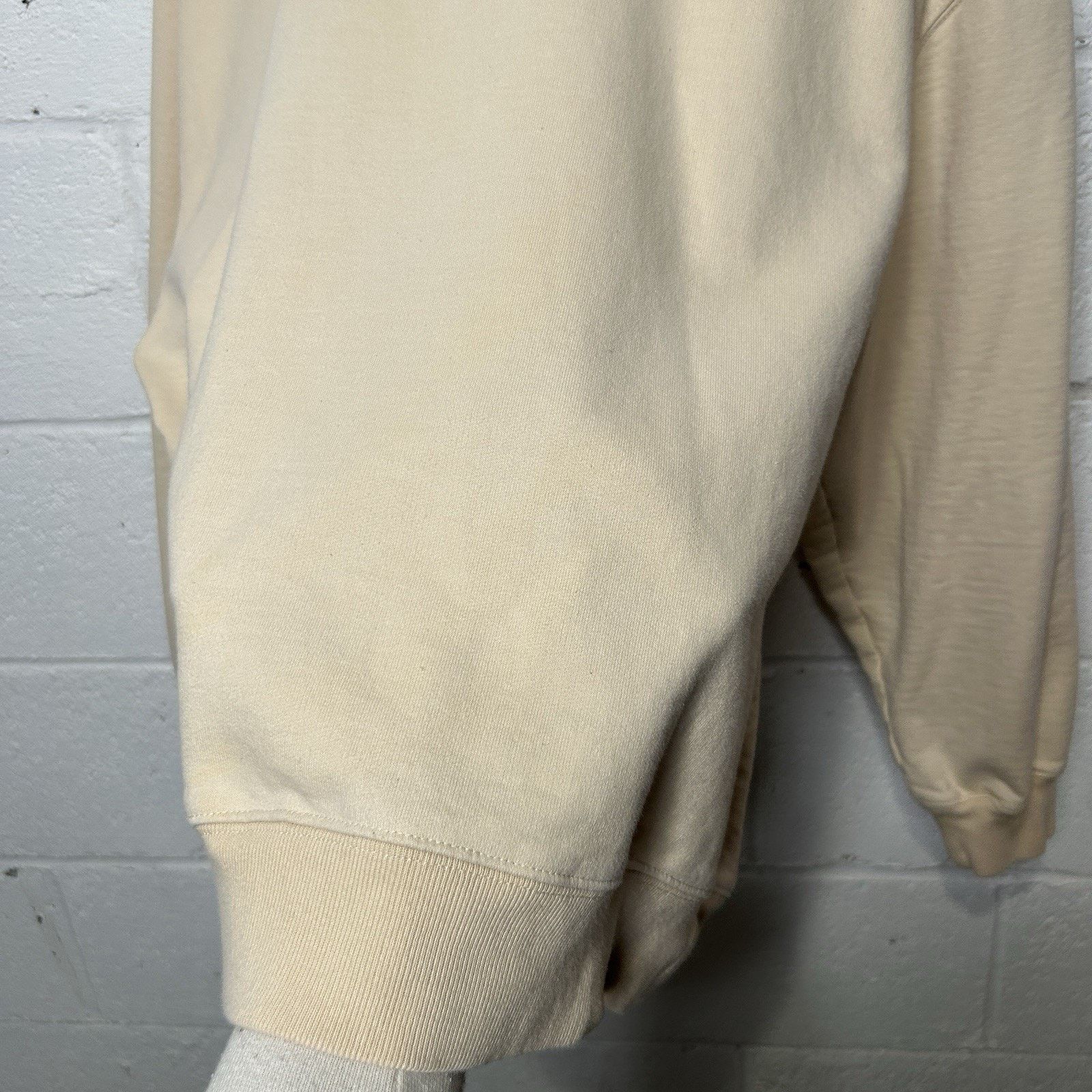 Dries Van Noten Dries Van Noten Oversized Crewneck Sweatshirt “Cream White” Size US S / EU 44-46 / 1 - 7 Thumbnail