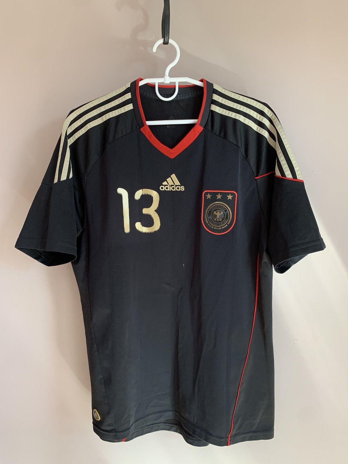 Adidas Germany 2010 Football Shirt Adidas Vintage Soccer BALLACK Size US M / EU 48-50 / 2 - 2 Thumbnail
