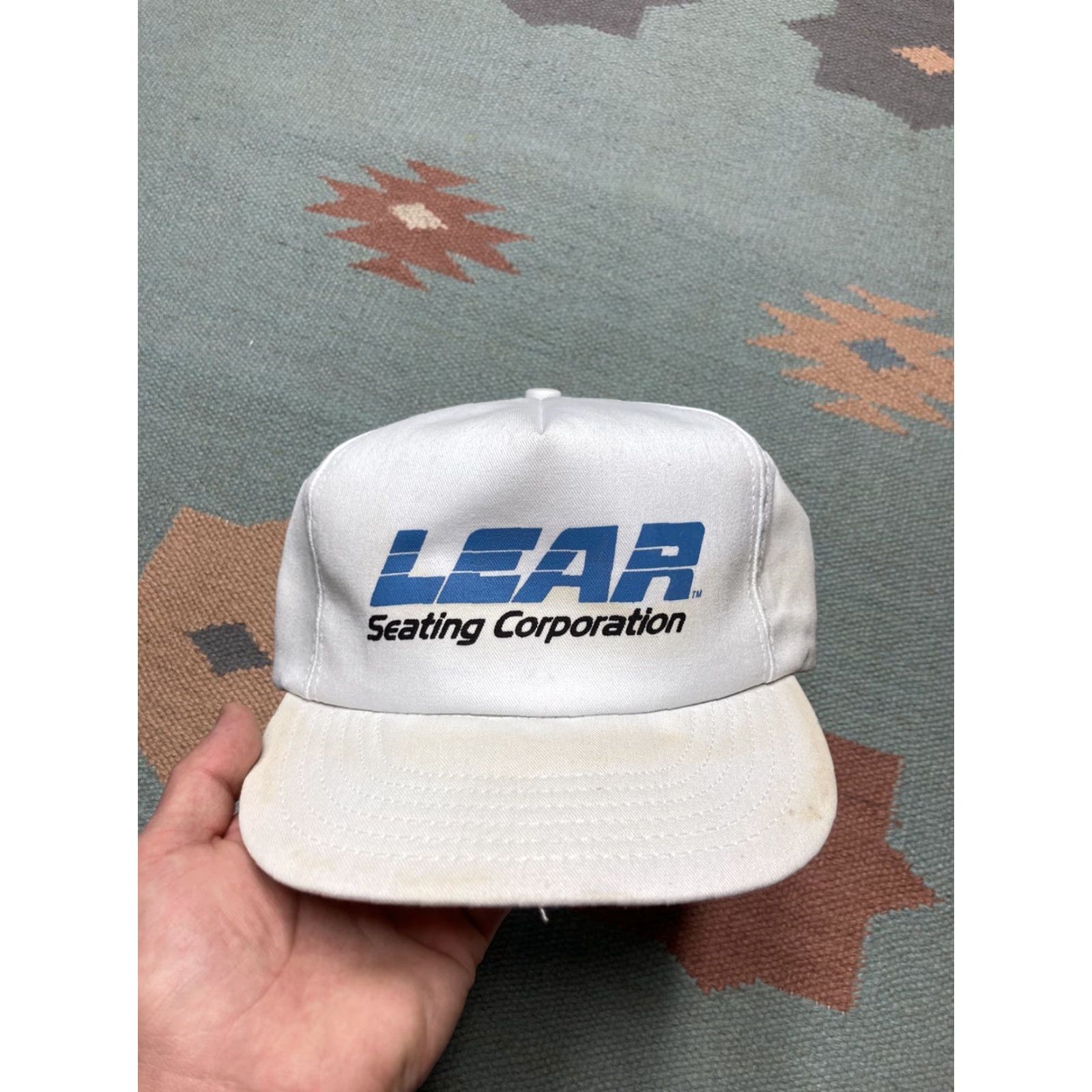 Ford VINTAGE Ford Snapback Hat Cap Men Adjustable White USA Theme Size ONE SIZE - 2 Thumbnail