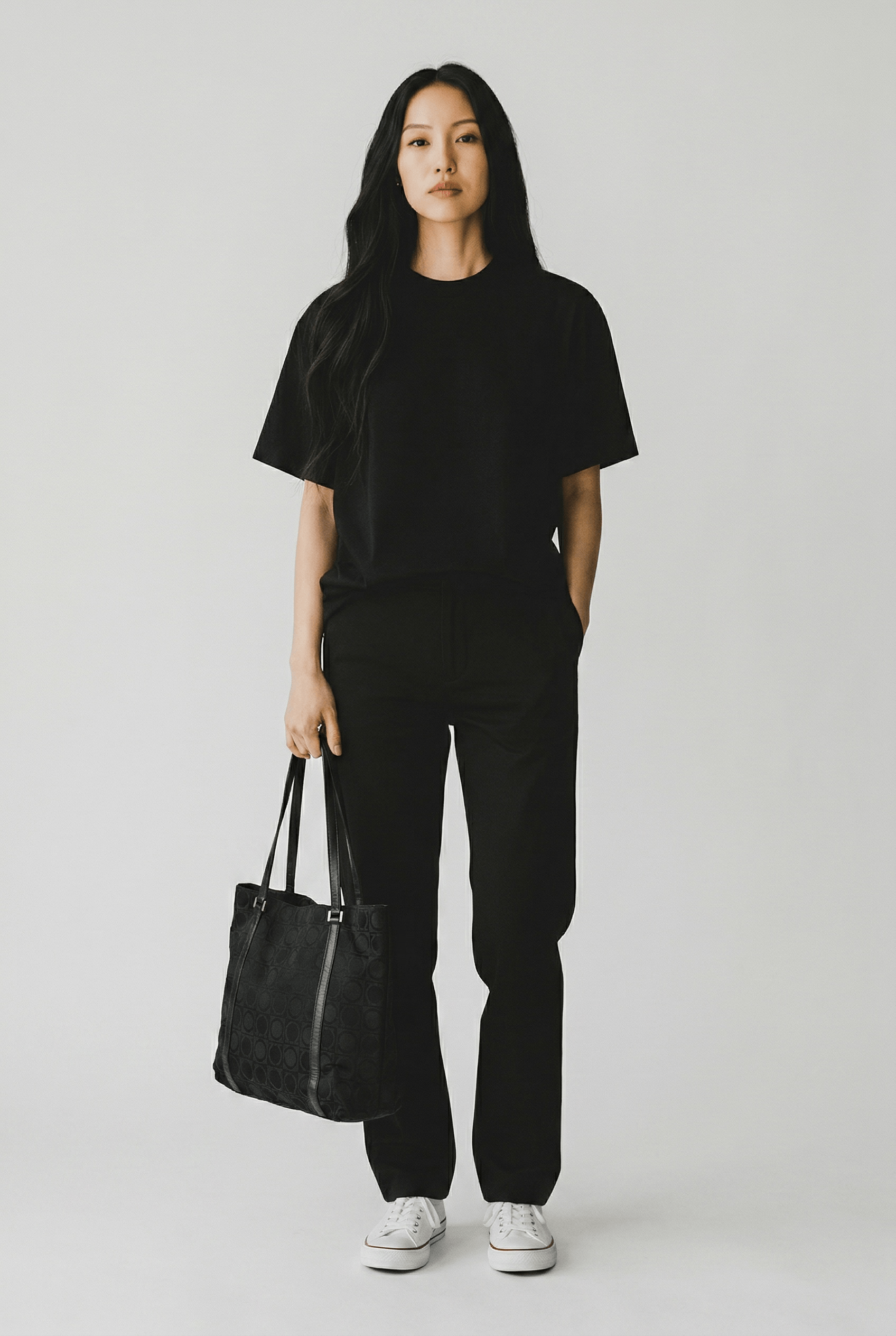 Salvatore Ferragamo Vintage Salvatore Ferragamo Gancini Monogram Nylon Tote Bag Size ONE SIZE - 1 Thumbnail