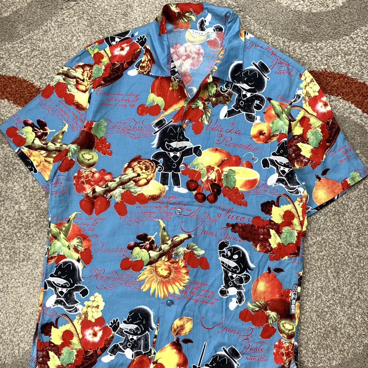 Vintage ficce uomo short shirt vintage japanese brand Size US L / EU 52-54 / 3 - 2 Thumbnail