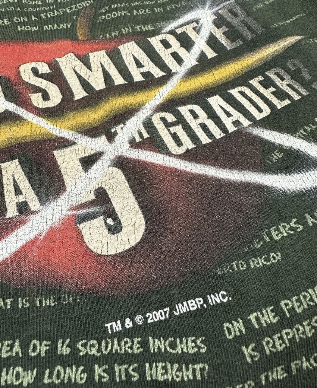 Vintage Vintage Are You Smarter Than A 5th Grader TV Show Promo Tee Size US L / EU 52-54 / 3 - 5 Thumbnail