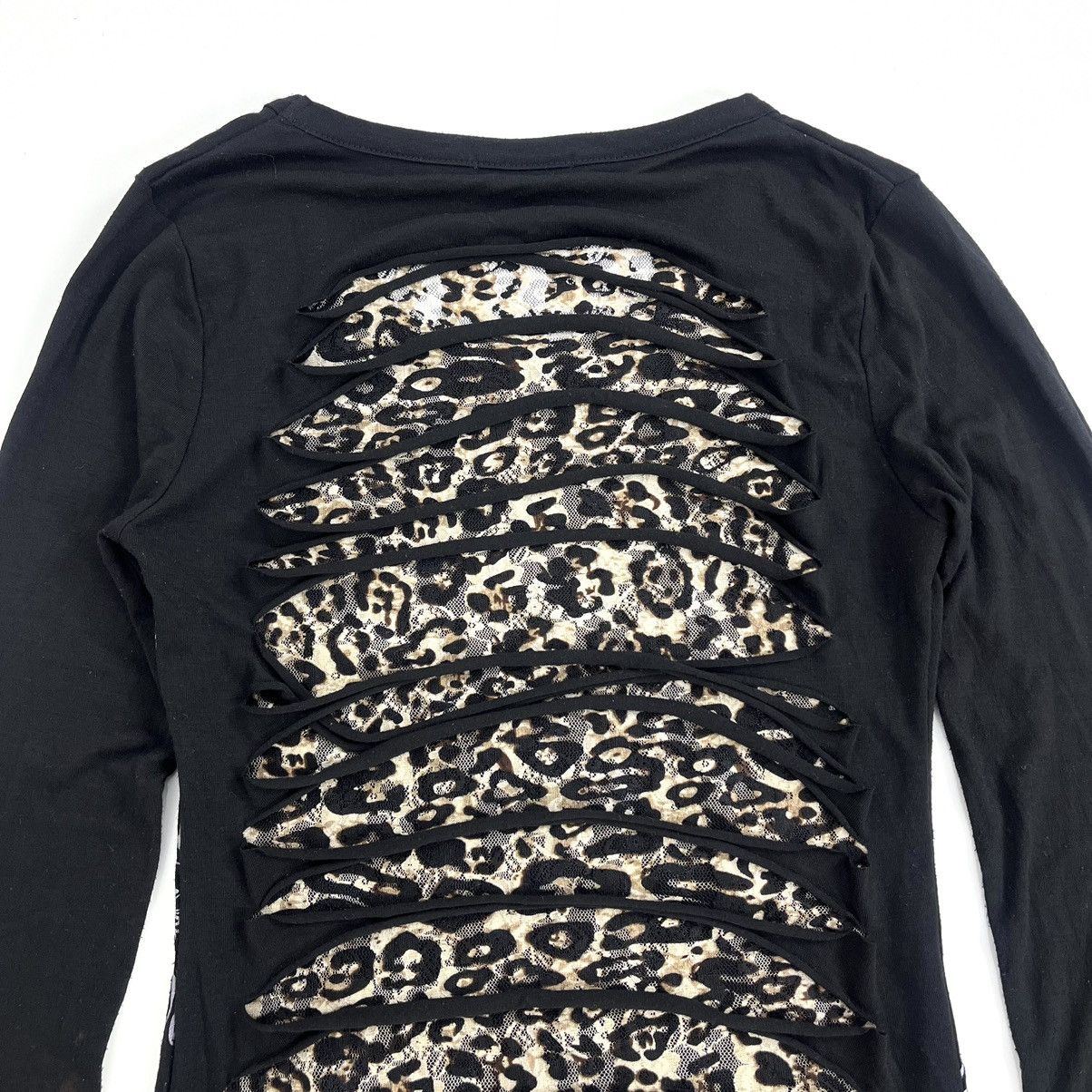 If Six Was Nine × Japanese Brand × Le Grande Bleu (L.G.B.) 2000s MKR Studded Leopard Poem Punk Lgb Style Longsleeve Size US M / EU 48-50 / 2 - 15 Thumbnail