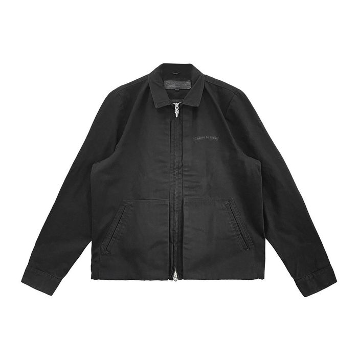 Chrome Hearts Chrome Hearts Zip Up Script Logo Jacket | Grailed