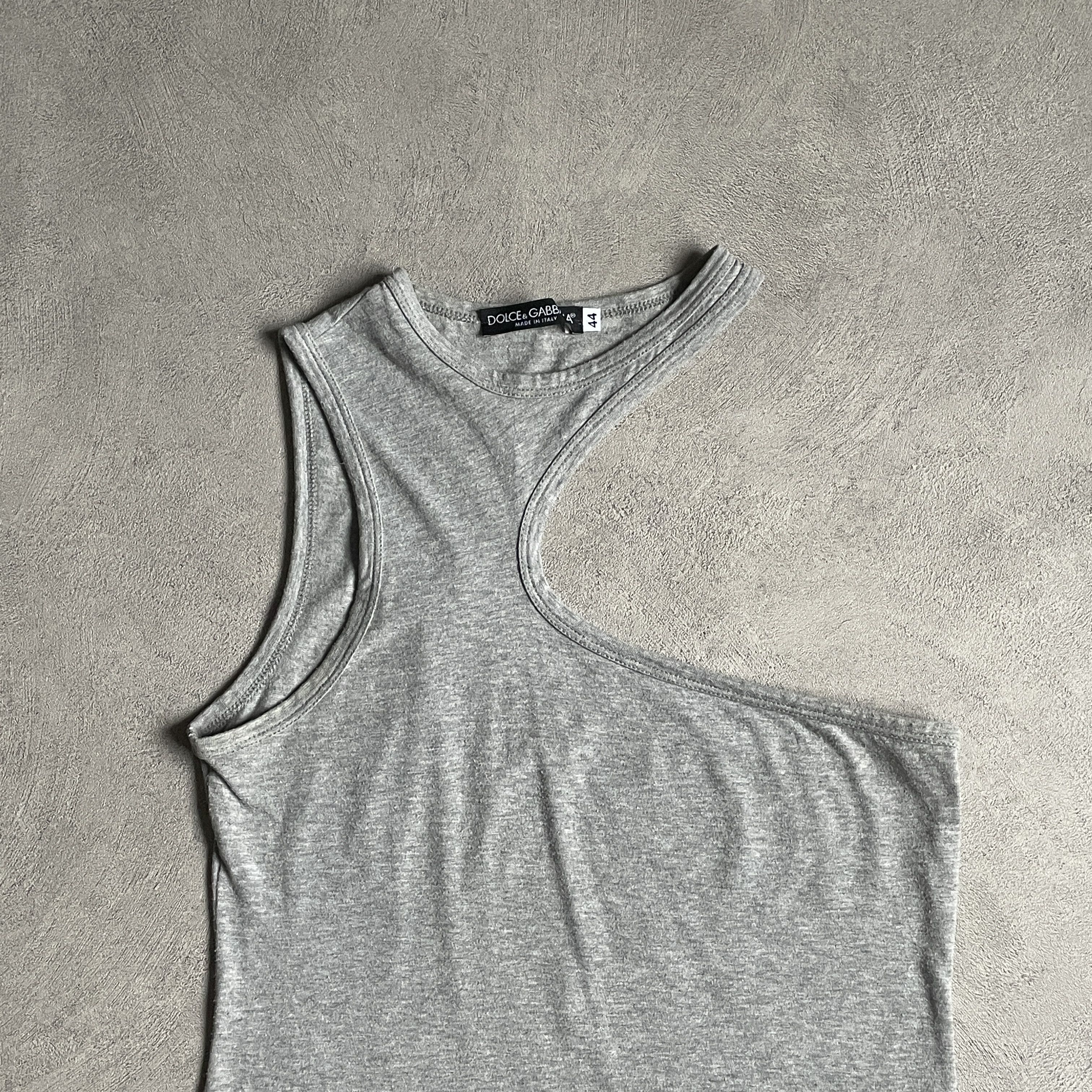 Dolce & Gabbana Dolce & Gabbana SS 2003 asymettrical tank top Size M / US 6-8 / IT 42-44 - 13 Thumbnail