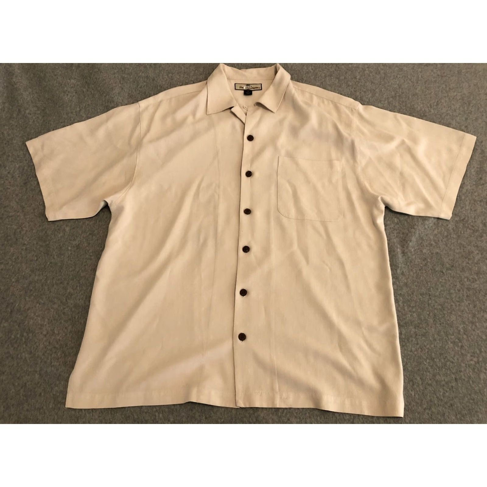 Tommy Bahama Tommy Bahama Silk Embroidered Shirt Chairman Board Big Daddy Golf Cigar Medium Size US M / EU 48-50 / 2 - 3 Thumbnail