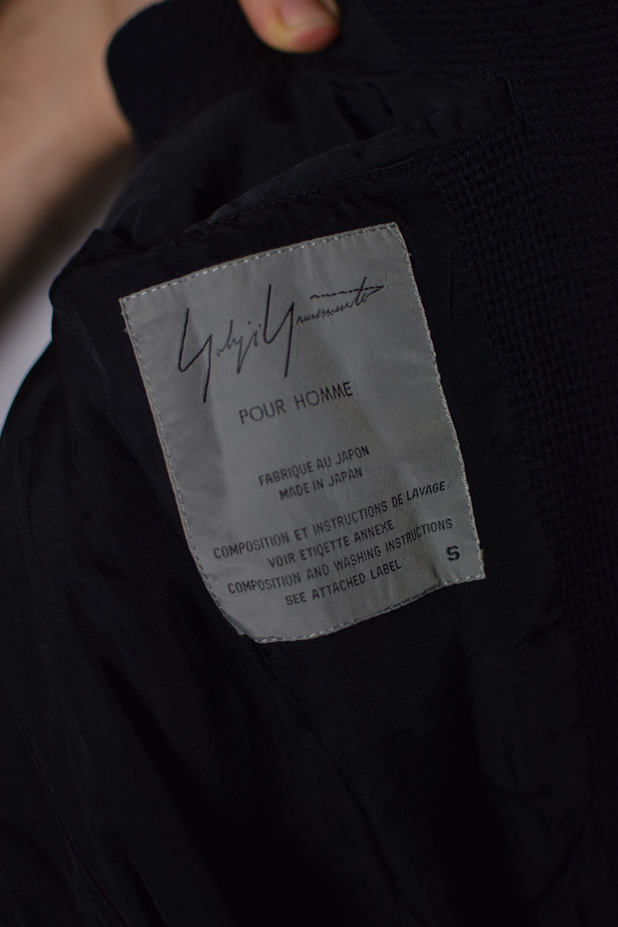 Yohji Yamamoto FINAL DROP - YYPH AW95 Soft Blazer - HE-J85-128 Size 48R - 11 Thumbnail