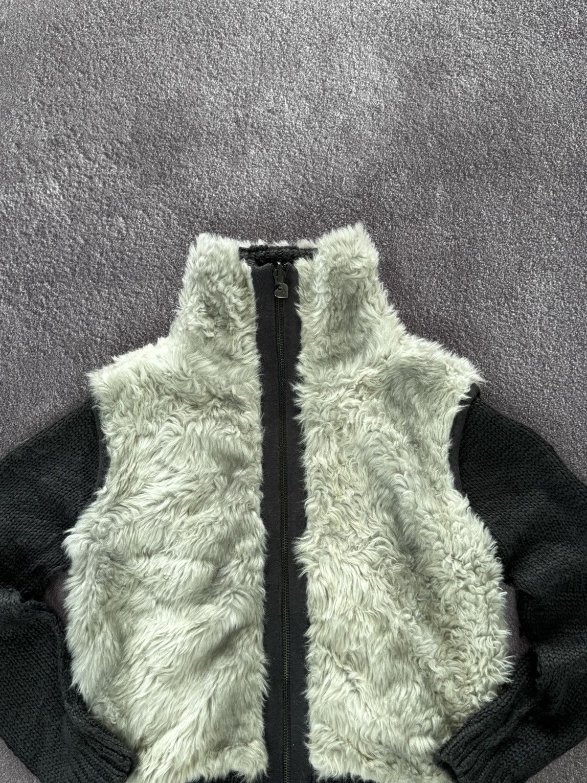 If Six Was Nine Japanese vintage Lgb style Y2K fur zip sweater Size S / US 4 / IT 40 - 3 Thumbnail