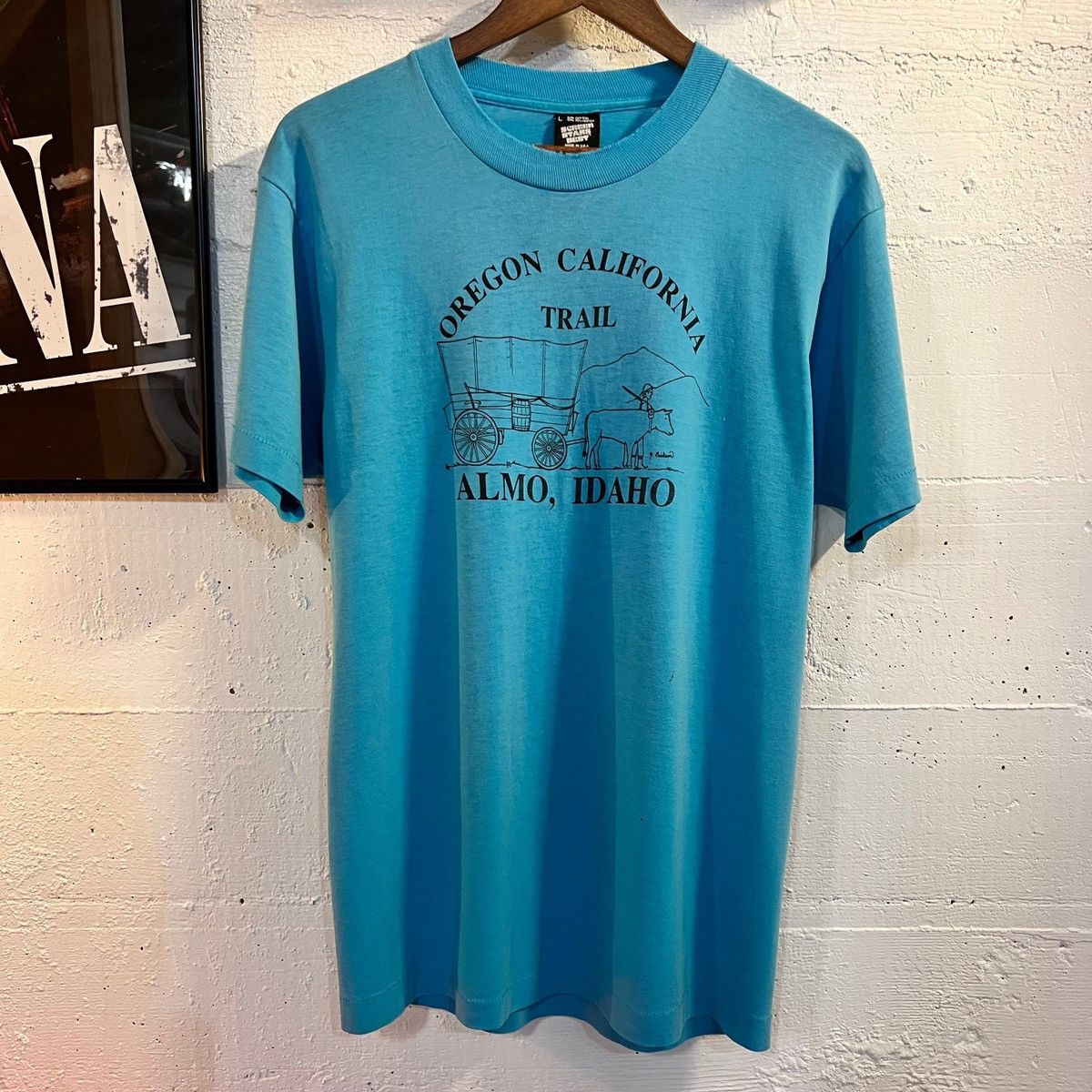 Vintage Vintage Oregon California Trail Single Stitch T-Shirt Size US L / EU 52-54 / 3 - 1 Thumbnail
