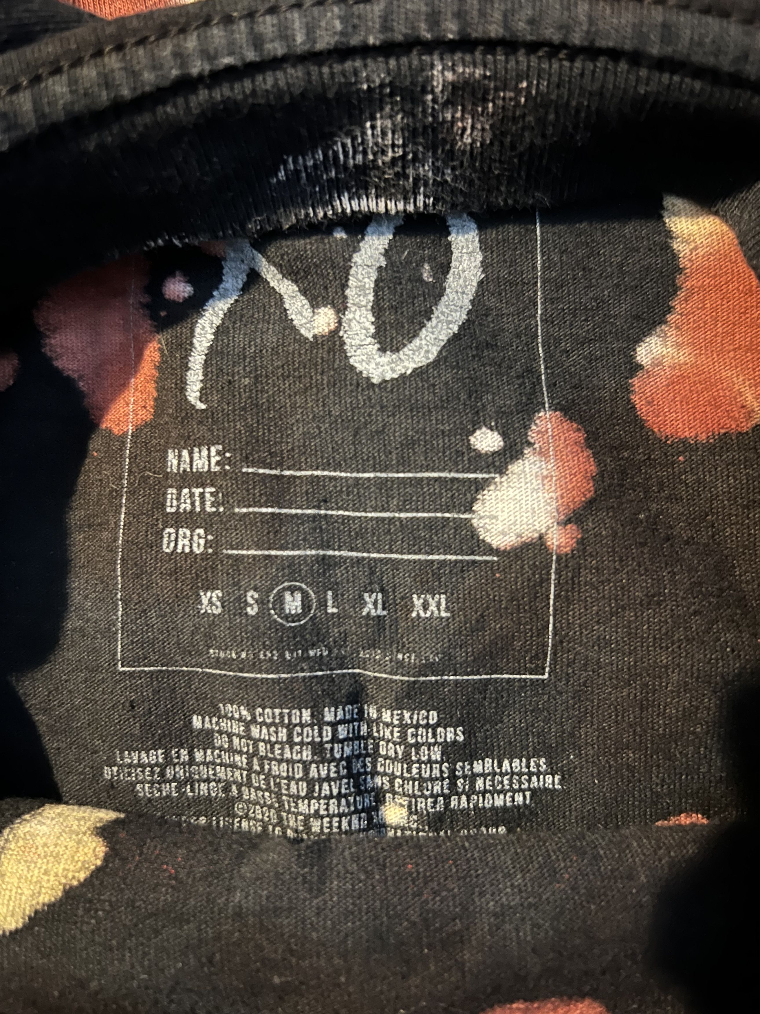 XO AFTER HOURS ASAP ROCKY X ART DEALER FOR AWGE TIE DYE TEE 003 Size US M / EU 48-50 / 2 - 3 Thumbnail
