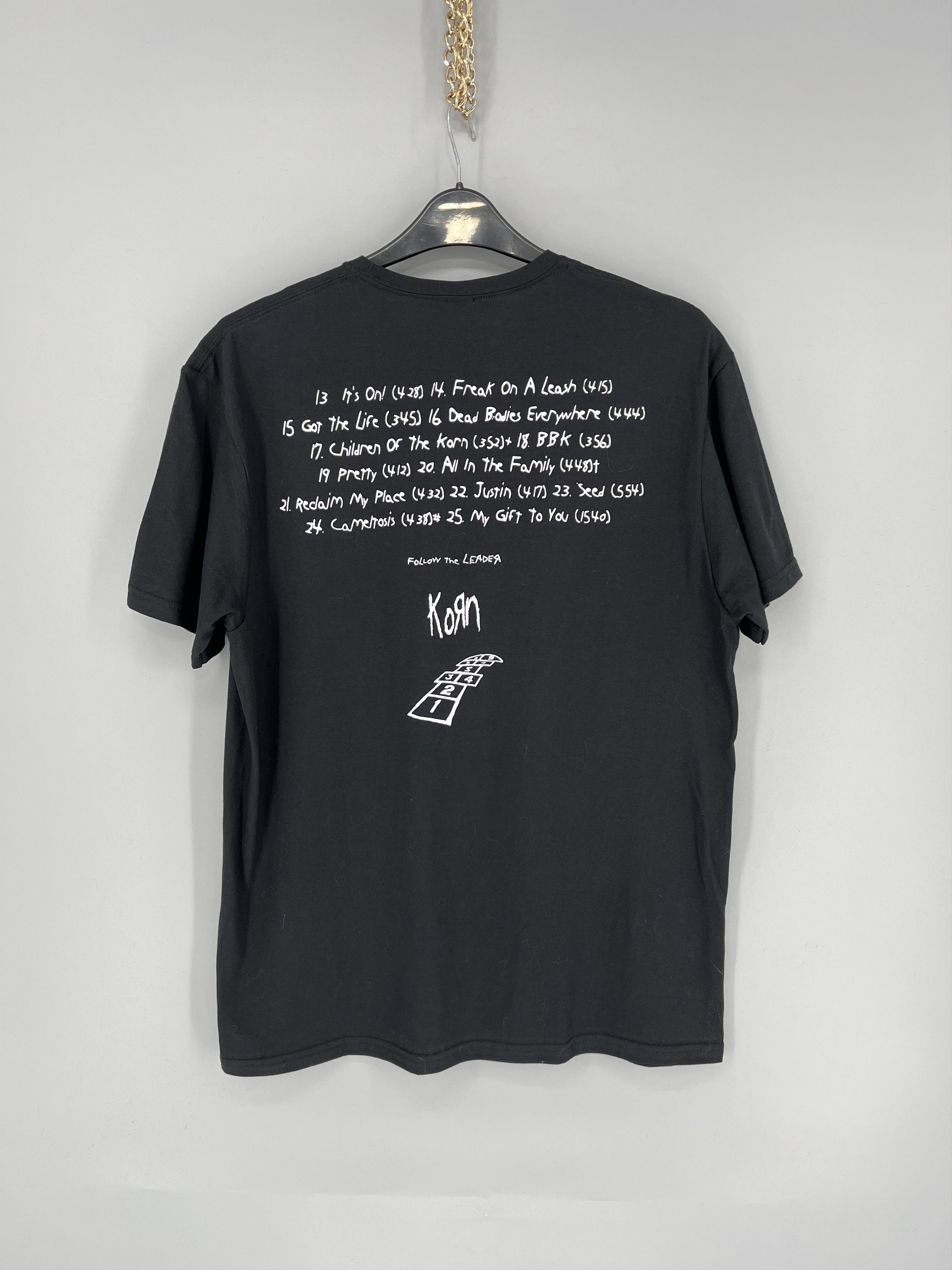 Band Tees Vintage Y2K KORN Band Tour Rock T-shirt Streetwear 90s Style Size US L / EU 52-54 / 3 - 9 Thumbnail