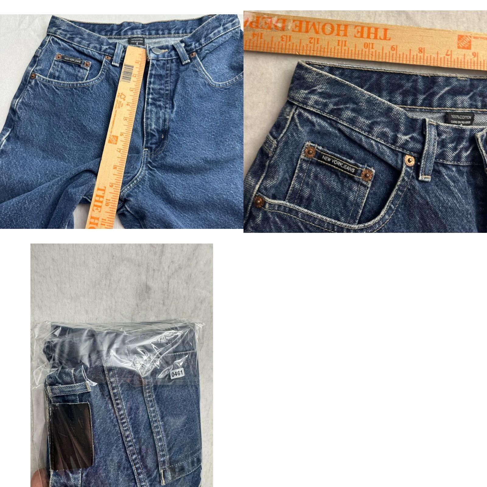 Vintage VINTAGE New York & Company Bootcut Womens 4 Blue Denim Jean Boot cut Pant Women Tall 25x33 Size 27" / US 4 / IT 40 - 9 Thumbnail