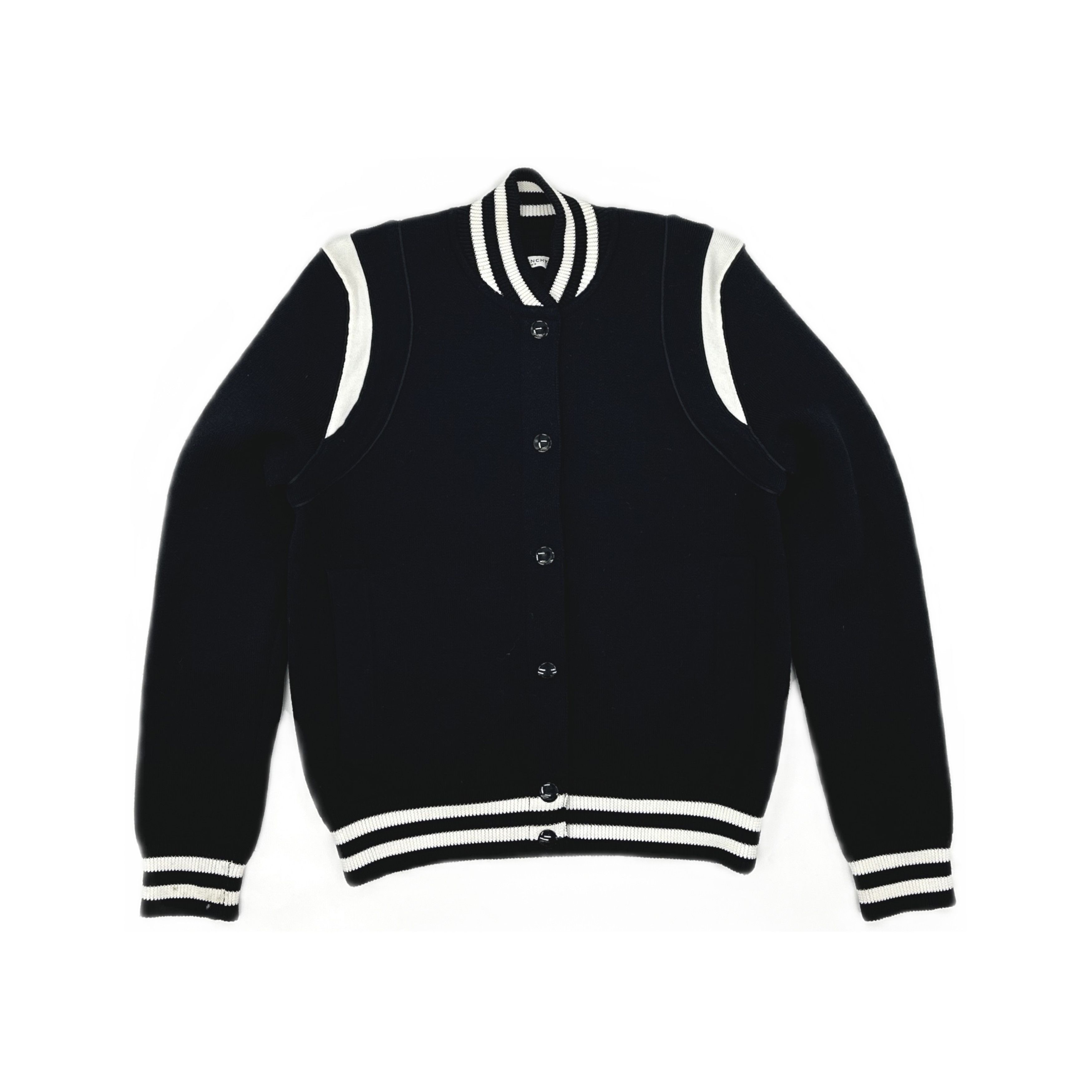 Givenchy Givenchy Logo Knit Varsity Jacket Size M Size US M / EU 48-50 / 2 - 1 Thumbnail