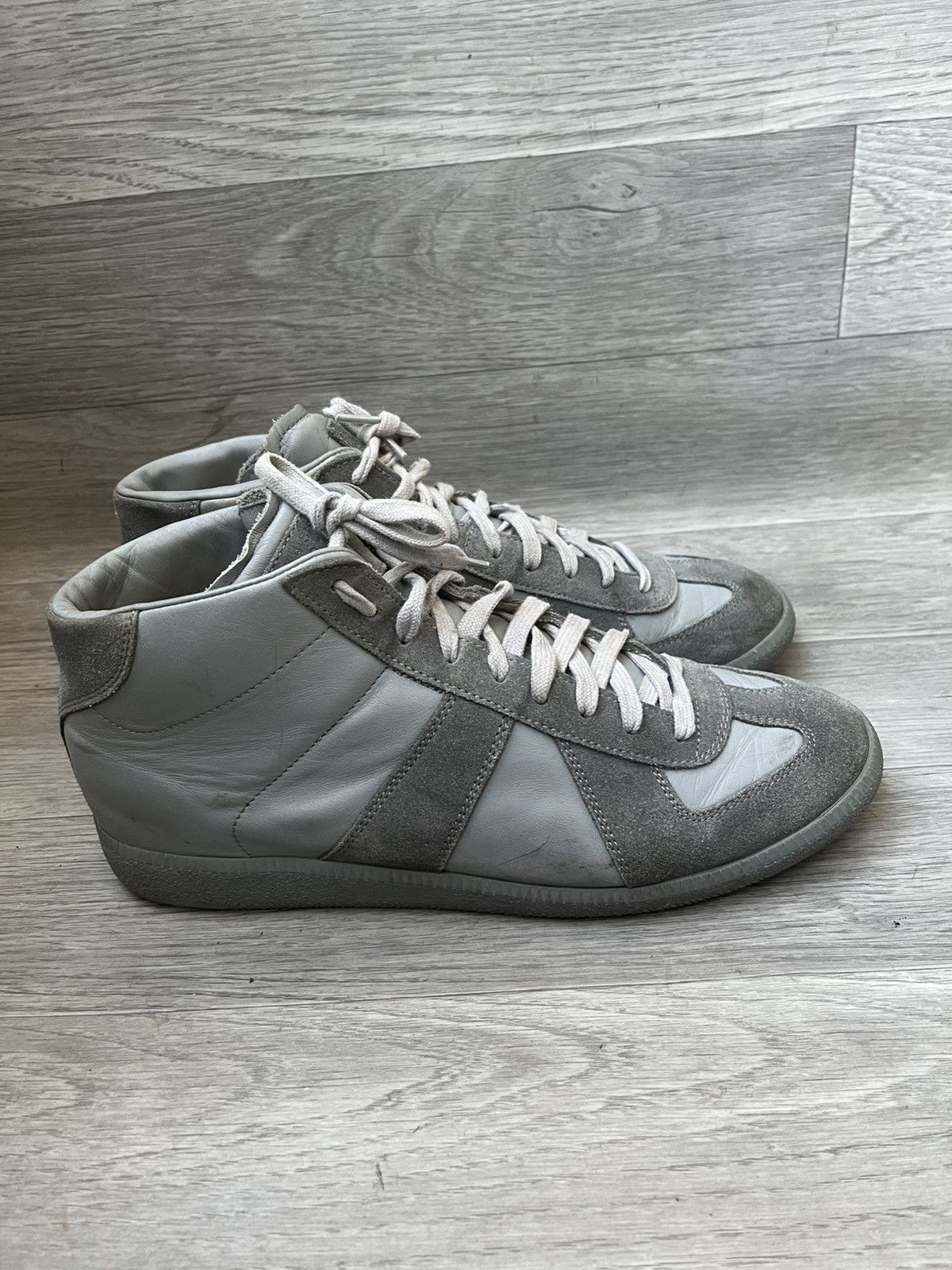 Maison Margiela Maison Margiela replica GAT hi-top suede sneakers Size US 10 / EU 43 - 6 Thumbnail