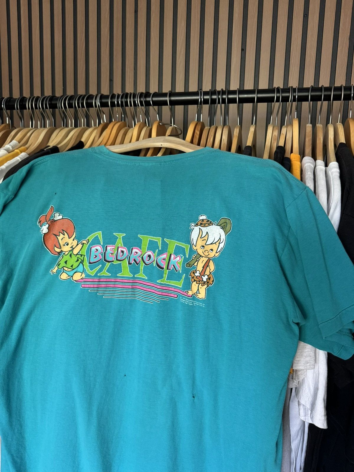 Other 90s Pebbles & Bam Flintstones Bedrock Cafe tee Size XL Size US XL / EU 56 / 4 - 3 Thumbnail