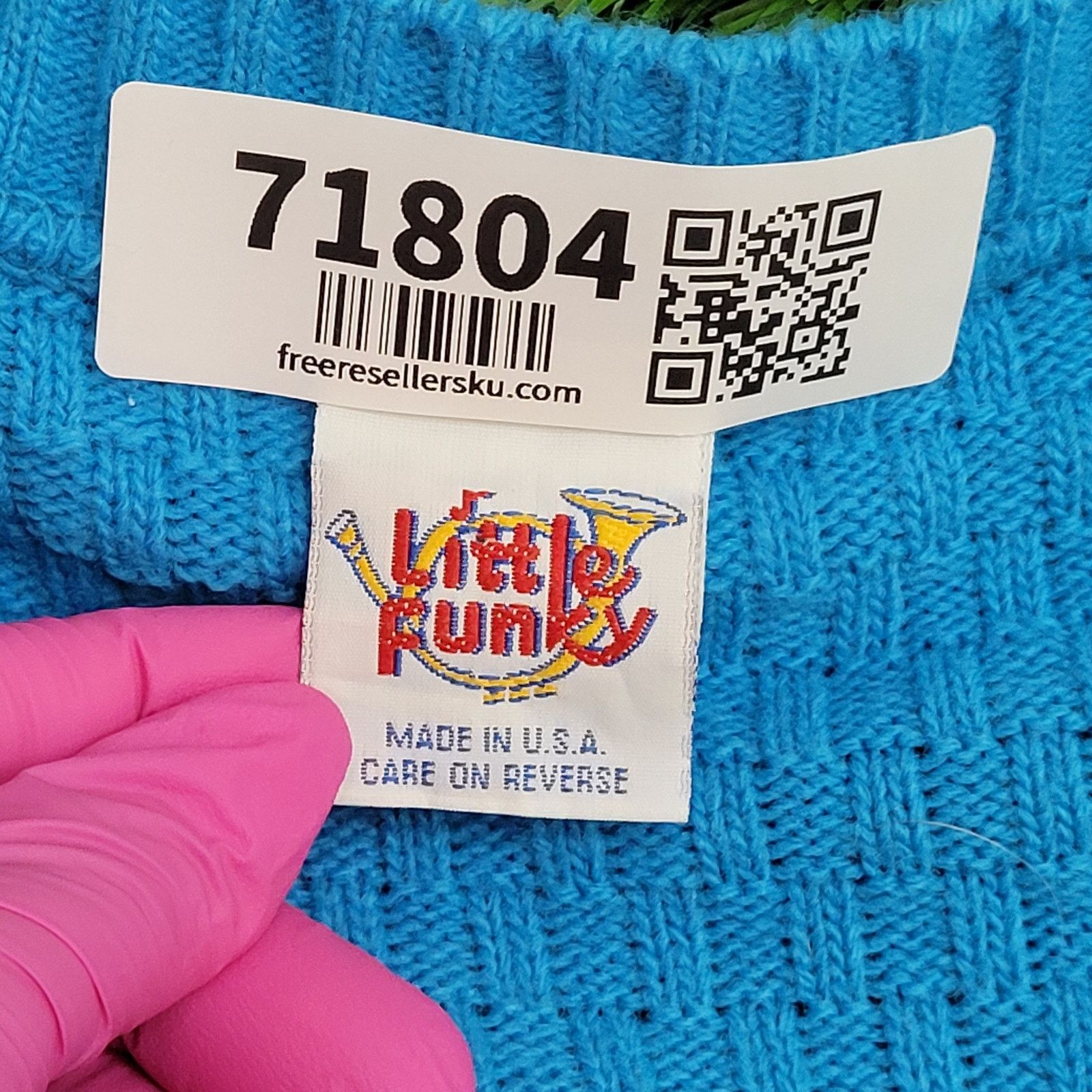 Vintage VTG Little Funky Deep V-Neck Sweater Womens 2XS/XS USA Size XS / US 0-2 / IT 36-38 - 9 Thumbnail