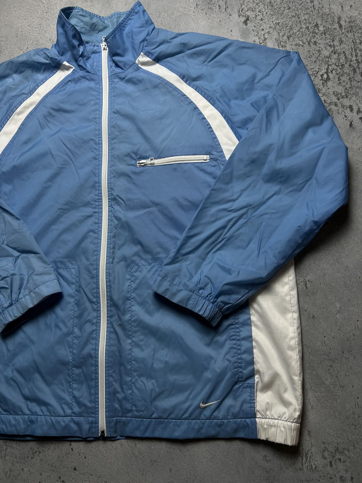 Nike 🇺🇸 Nike Vintage Zipper Jacket swoosh logo y2k 90s Zip-Up rare Size US L / EU 52-54 / 3 - 4 Thumbnail