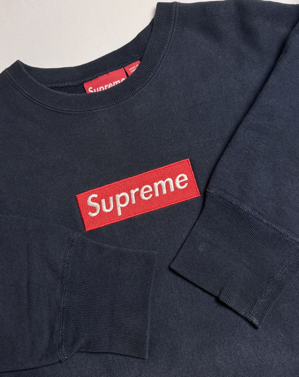 Supreme Supreme Red on Navy Box Logo Hoodie 2000 Size US XL / EU 56 / 4 - 3 Thumbnail