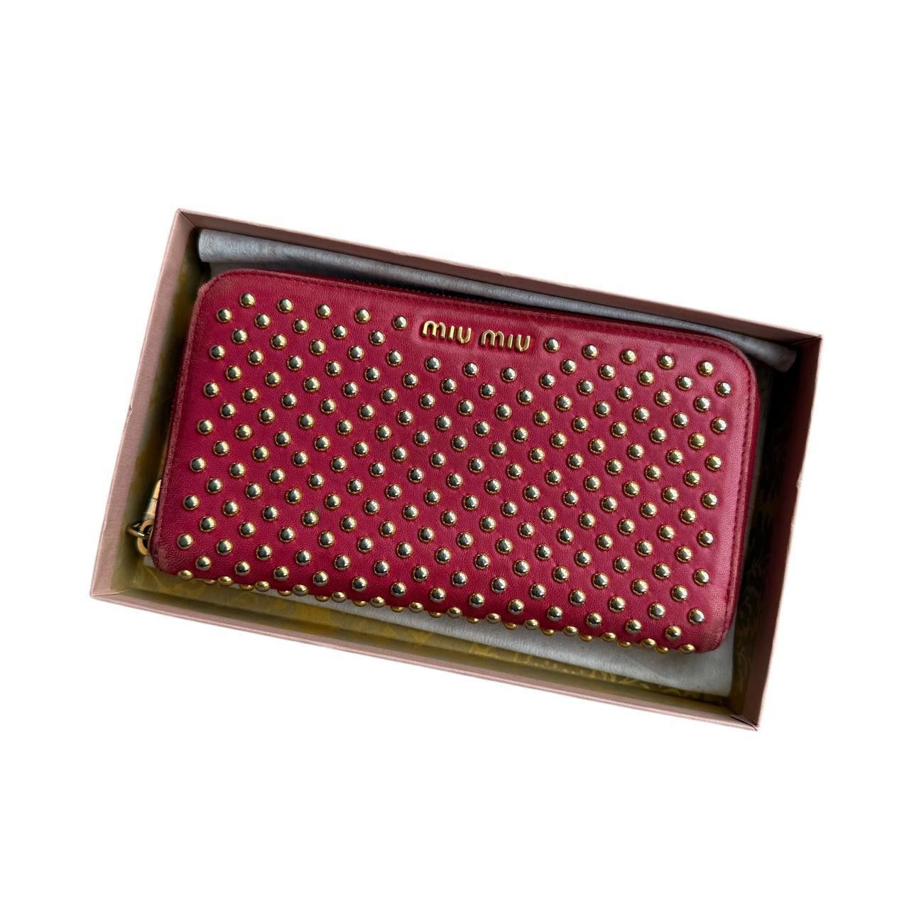 Miu Miu Miu Miu Women's Red Wallet-purs Size ONE SIZE - 2 Thumbnail