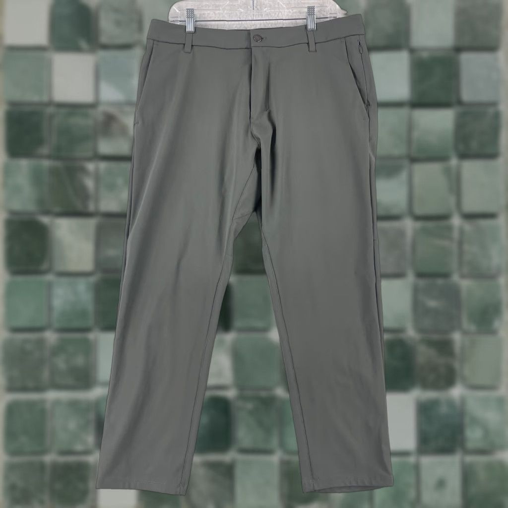 Lululemon Lululemon Commission Pant Mens Flat Front Straight Leg Classic Gray Size 34 Pants Reg Regular City Preppy Sports 34 Mens Size US 34 / EU 50 - 1 Thumbnail