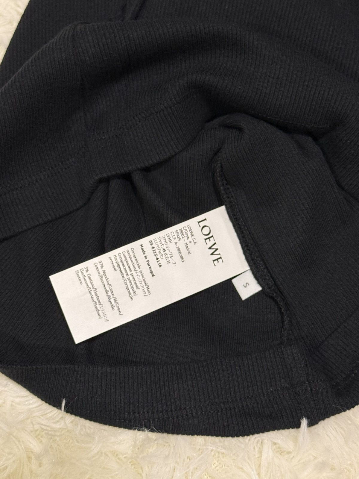 Loewe Loewe black crop top Size S / US 4 / IT 40 - 5 Thumbnail