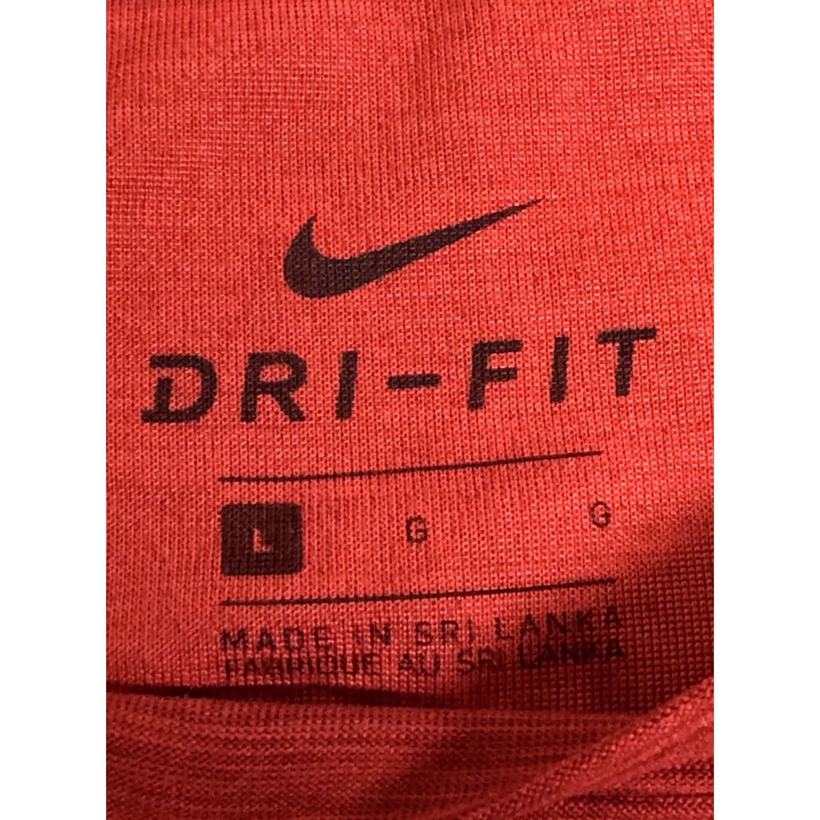 Nike Nike Dri-Fit Mens Red Short Sleeve T-Shirt Size Large Gym Athletic Top Casual Size US L / EU 52-54 / 3 - 4 Thumbnail