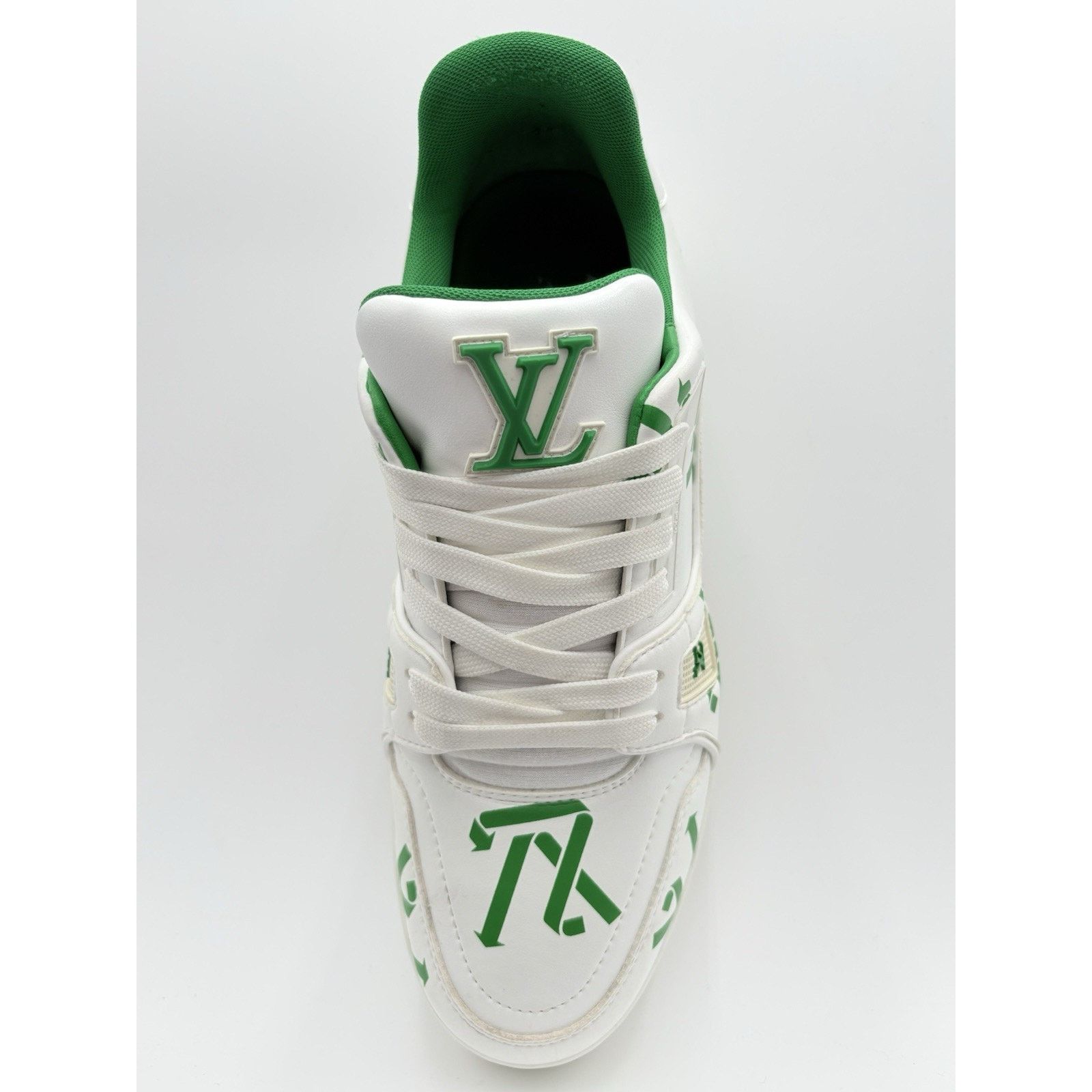 Louis Vuitton Louis Vuitton Trainer ' White Green Recycled ' | CLEAN! Size US 8 / EU 41 - 11 Thumbnail
