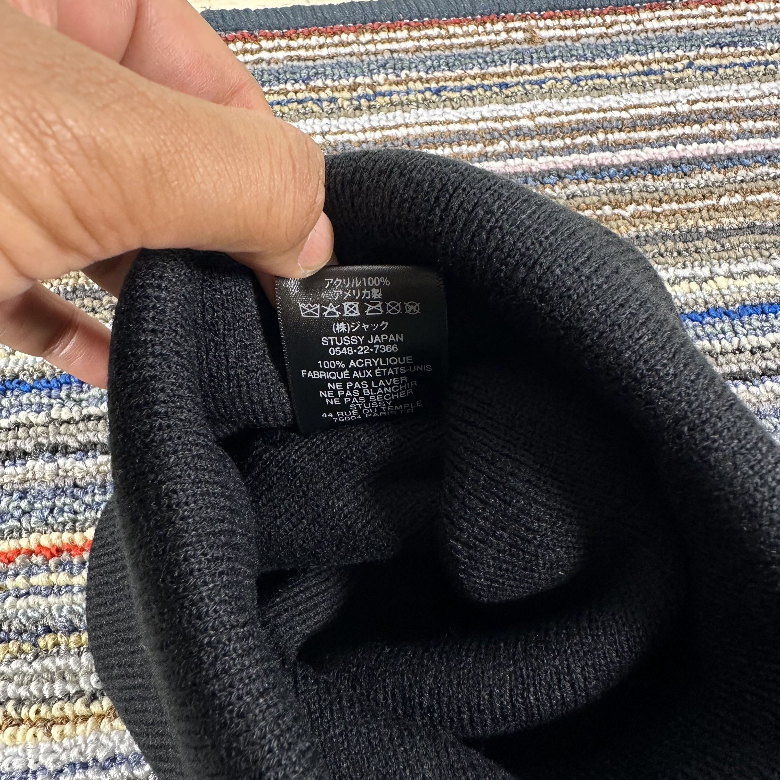 Stussy STUSSY STOCK CUFF BEANIE HAT / BLACK Size ONE SIZE - 6 Thumbnail