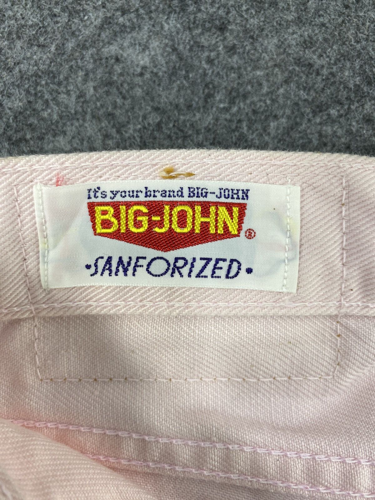 Big John × If Six Was Nine × Japanese Brand BIG JOHN FLARED SOFT PINK JEANS - 1105 Size 26" / US 2 / IT 38 - 10 Thumbnail