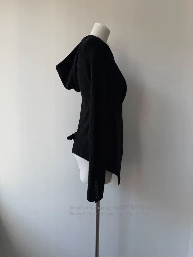 Yohji Yamamoto Yohji Yamamoto 08 AW Red Label Shaped Wool Hooded Suit Jac Size XS / US 0-2 / IT 36-38 - 3 Thumbnail